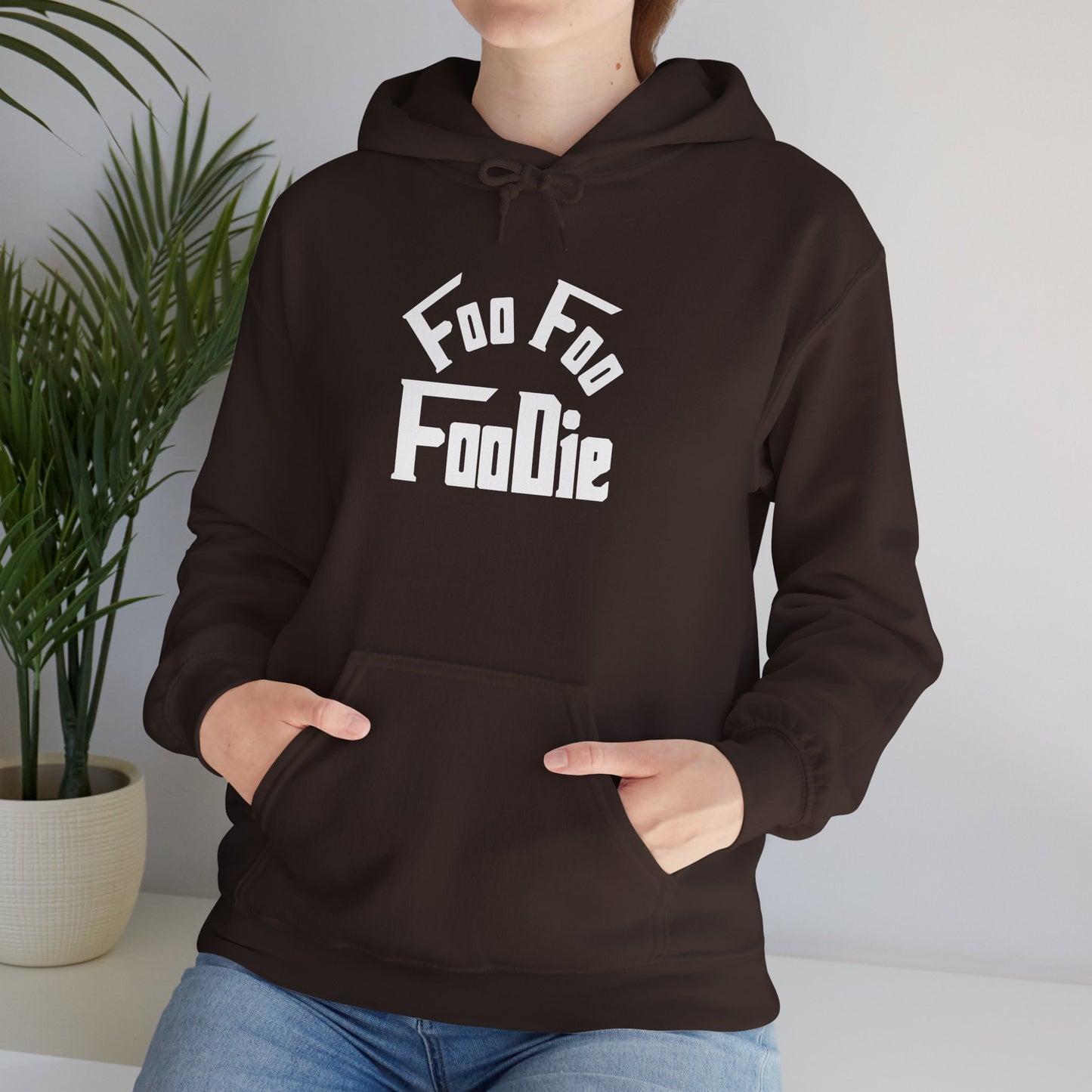 L.O.E.F Unisex Hooded Sweatshirt (White)
