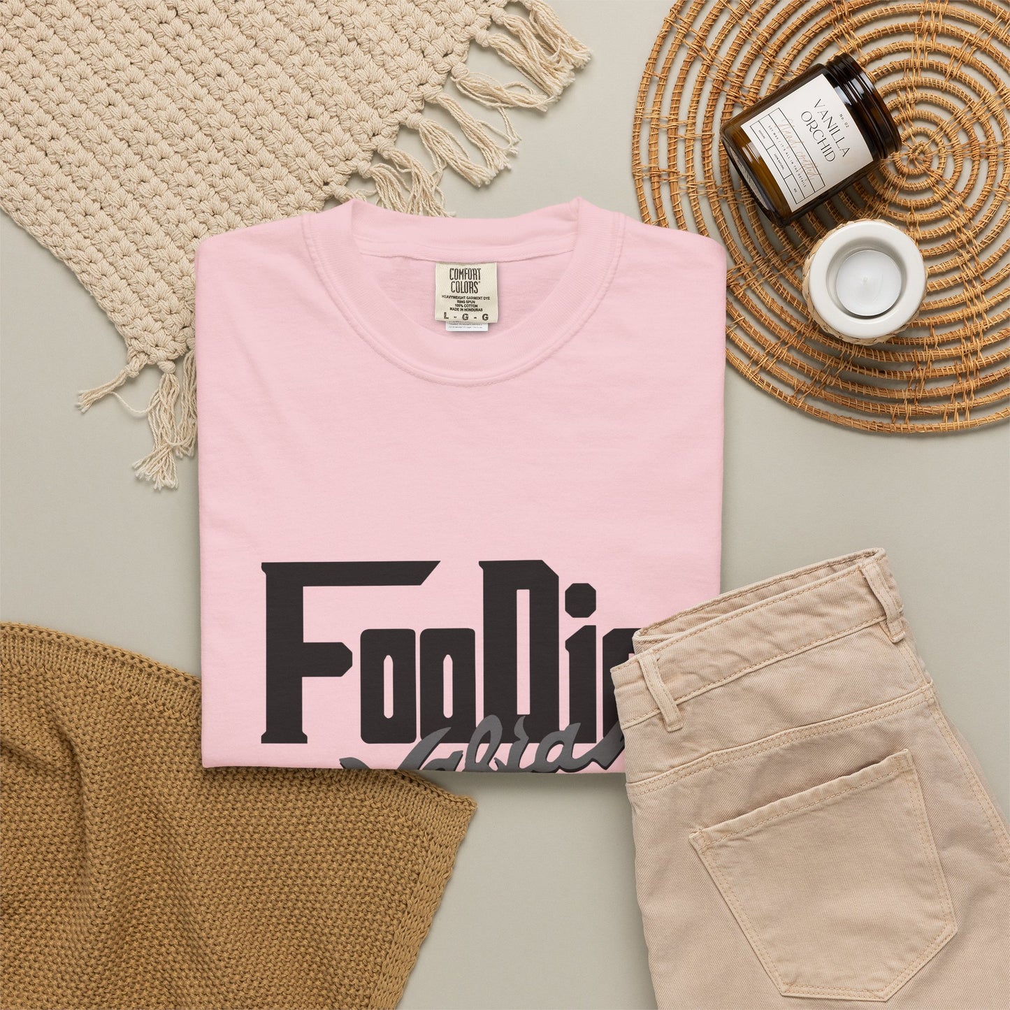 L.O.E.F Foodie Mafia Unisex Tee shirt (Dark Grey)