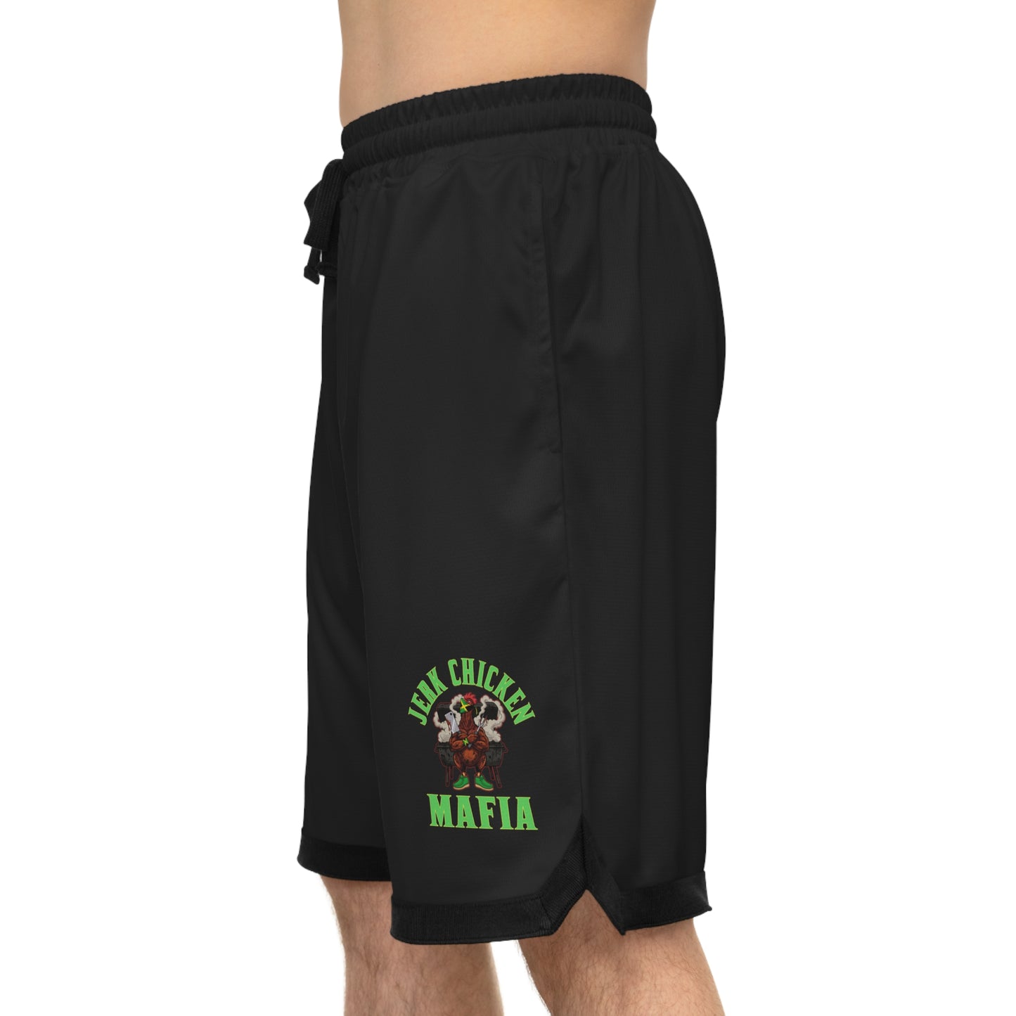 L.O.E.F Jerk Chicken Mafia Basketball Shorts