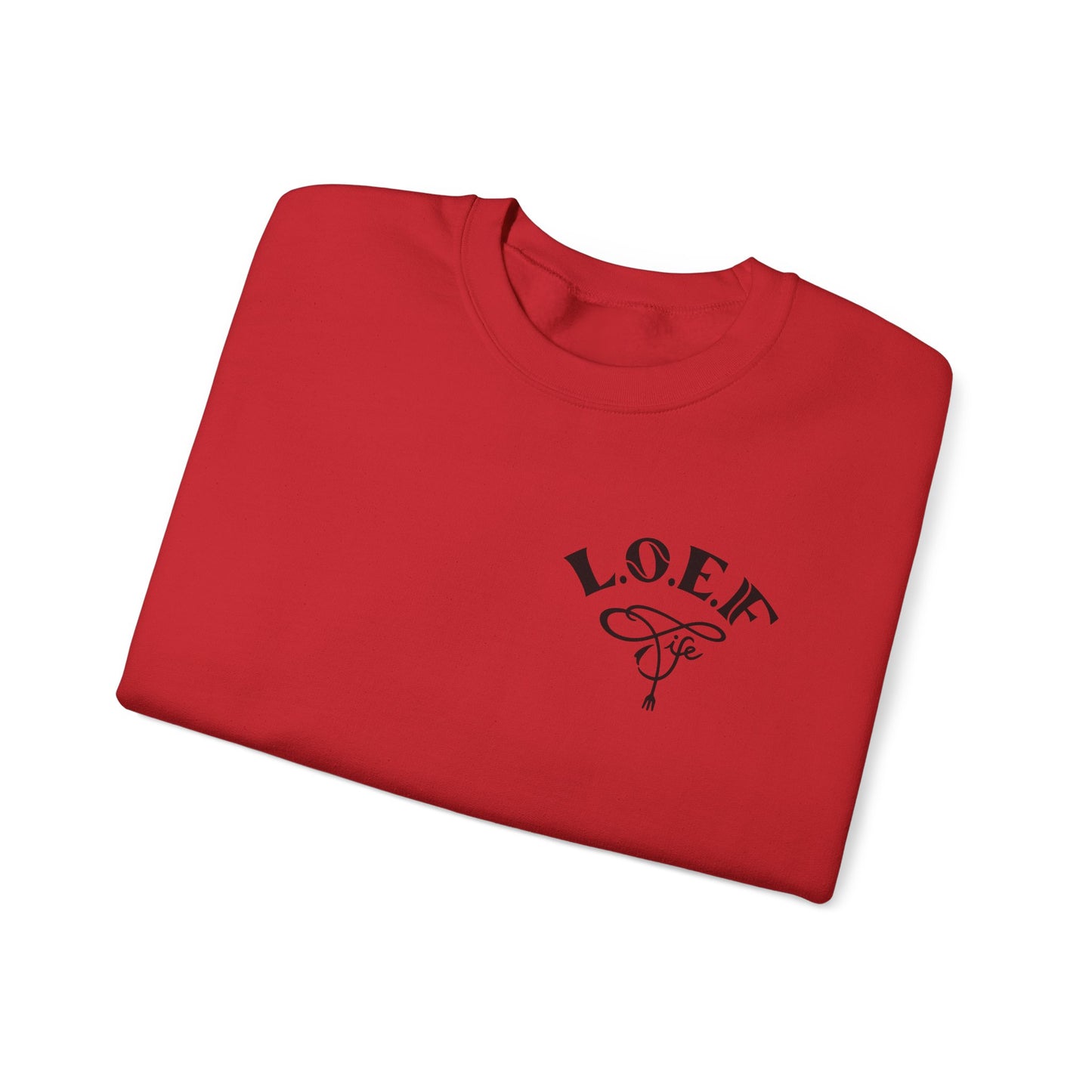 L.O.E.F Foodie 4Life Vegan Sweatshirt (Black)