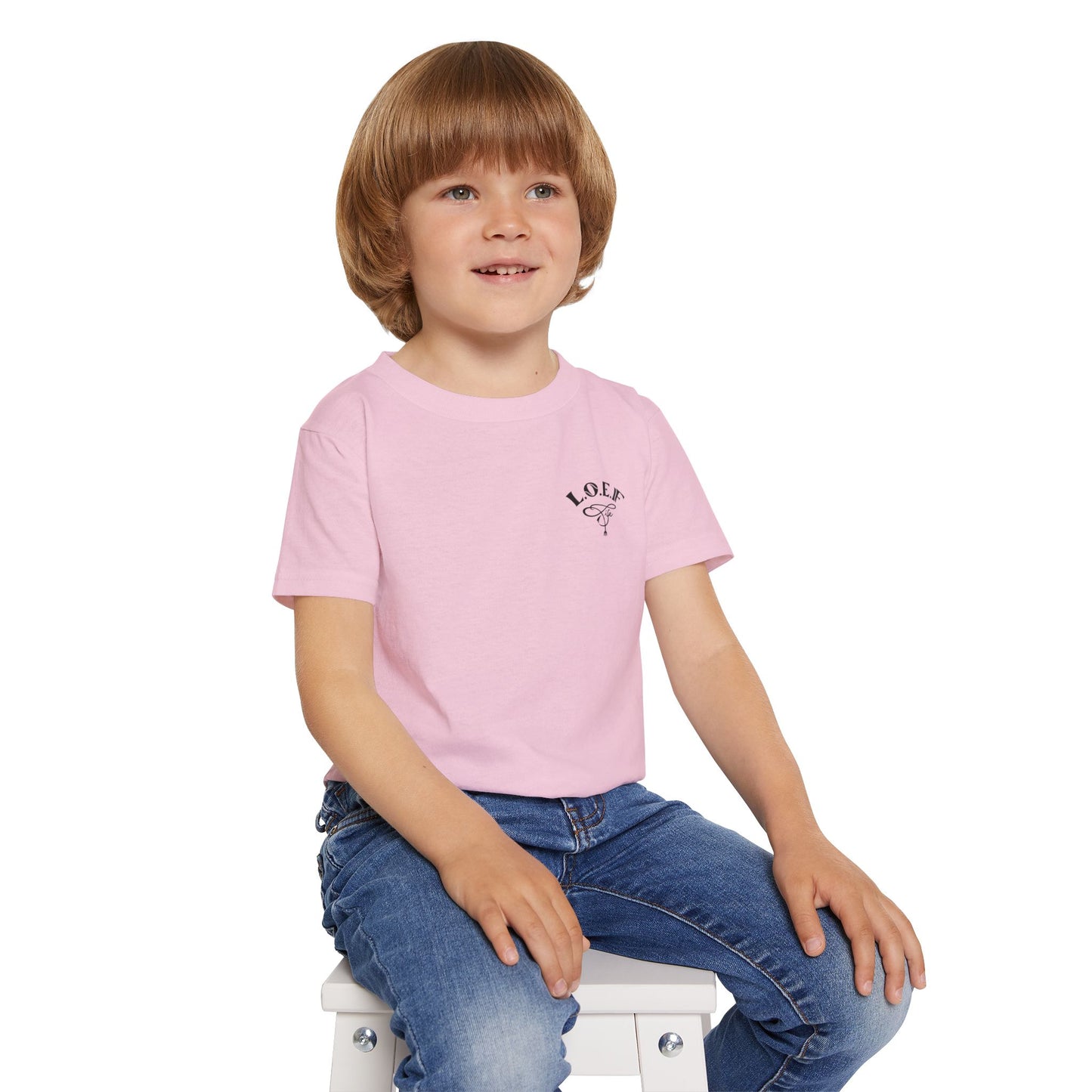 L.O.E.F Foodie 4Life Baby Tee Shirt (Fiery Red)