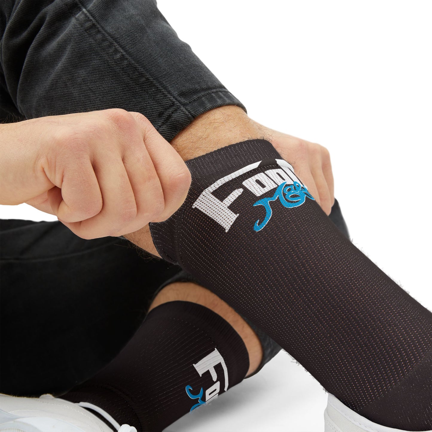 L.O.E.F White Foodie Mafia Socks (Apricot)