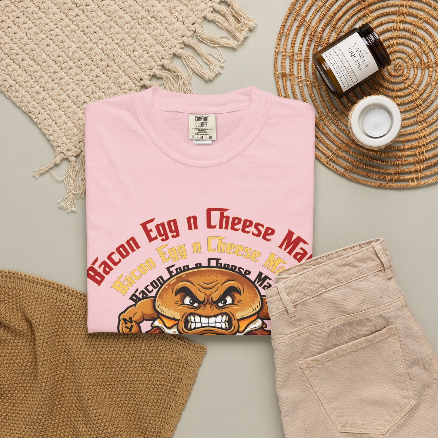 L.O.E.F Bacon Egg n Cheese Mafia Unisex Tee Shirt