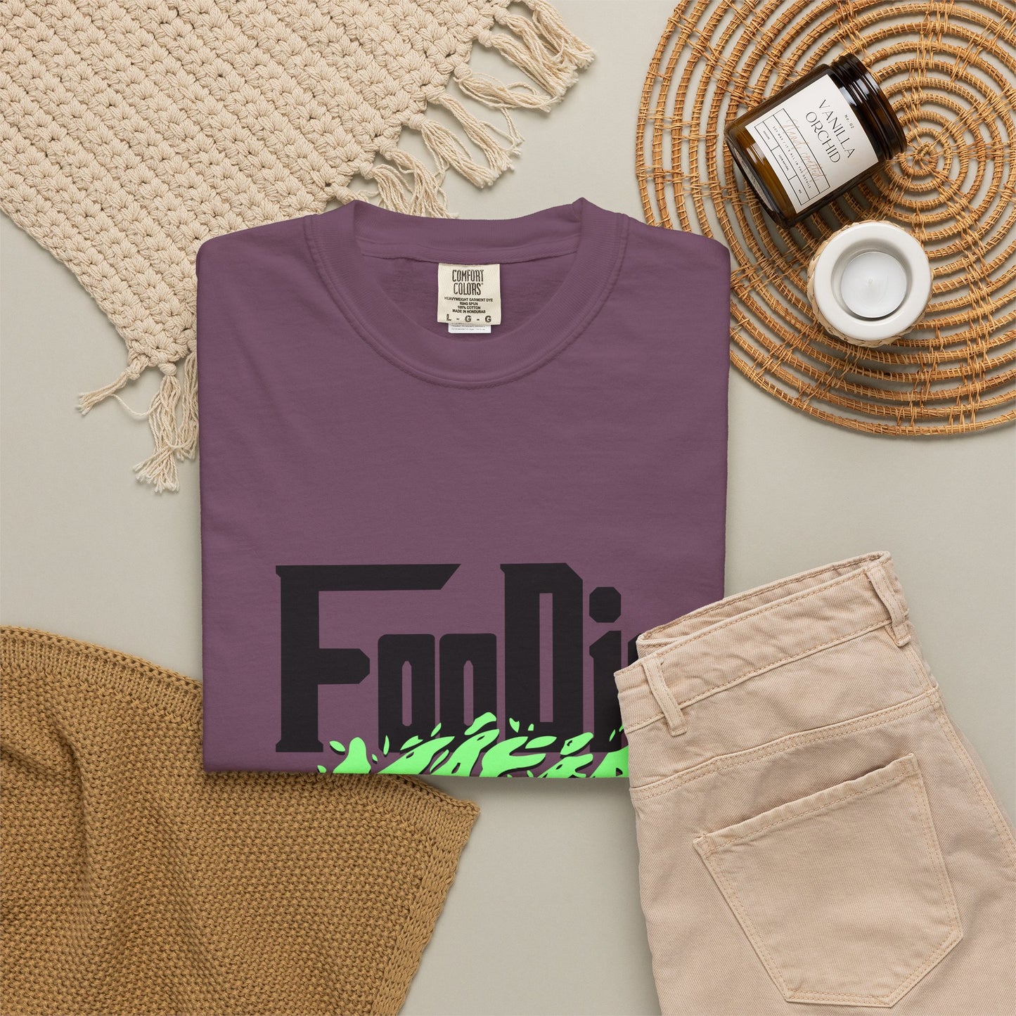 L.O.E.F Foodie Mafia Tee Shirt (Mint Green)