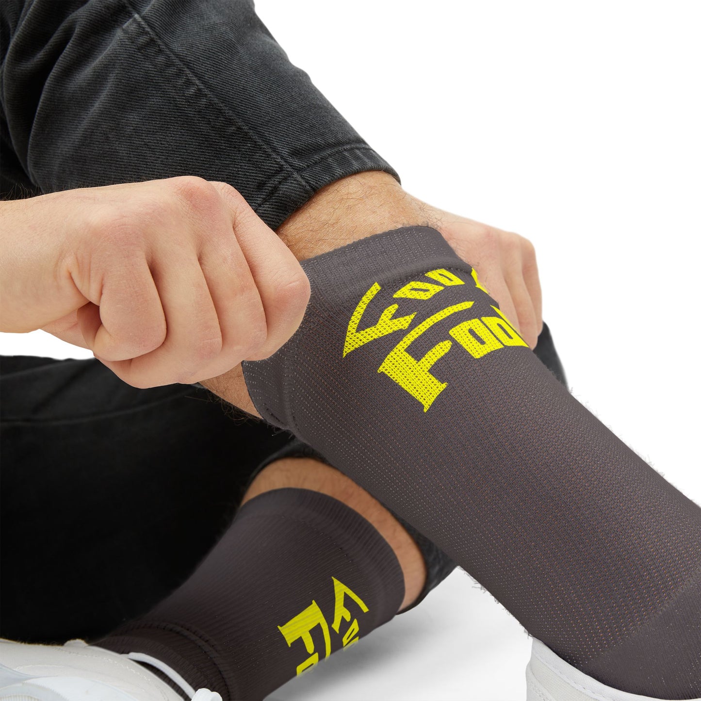 L.O.E.F Foo Foo Foodie Socks (Bright Yellow)