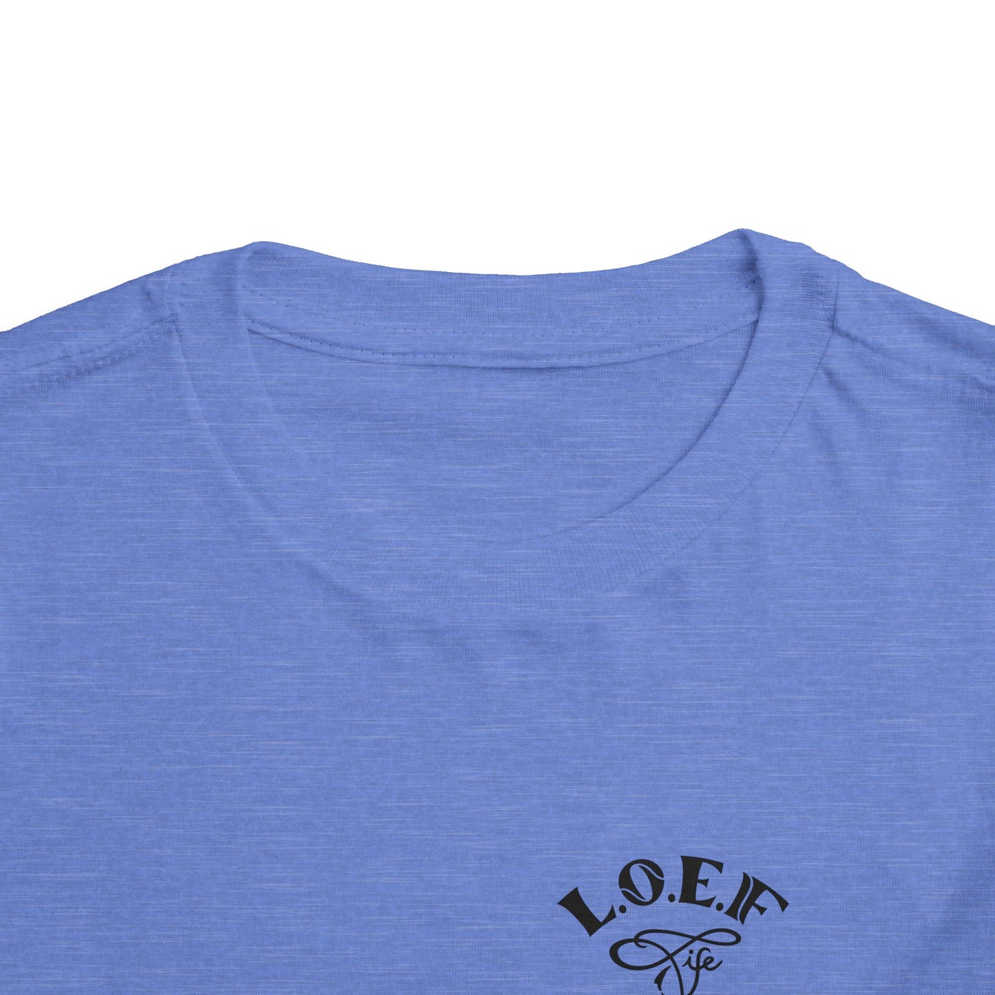 L.O.E.F Foodie 4Life Baby Tee Shirt (Soft Pink)