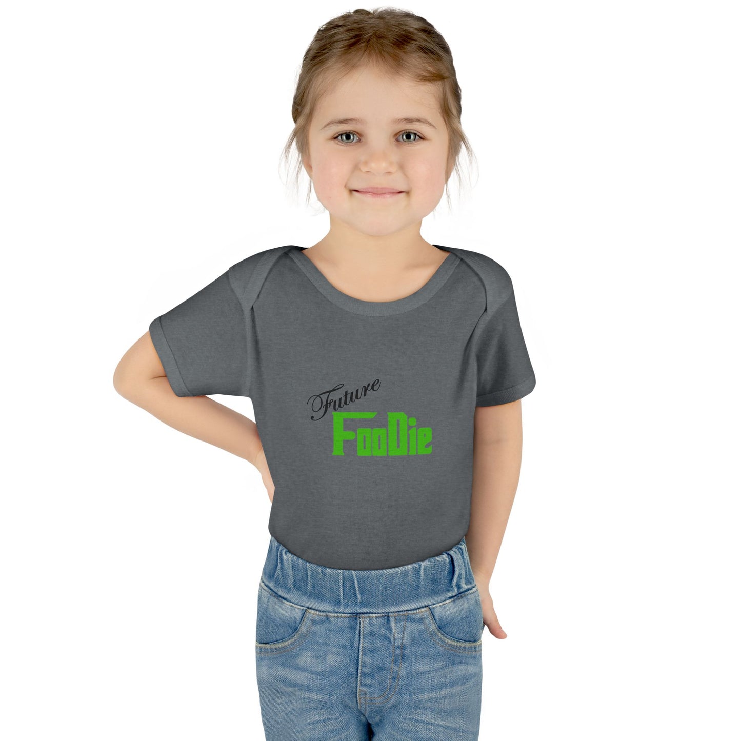 L.O.E.F Future Foodie Toddler Bodysuit (Kelly Green)