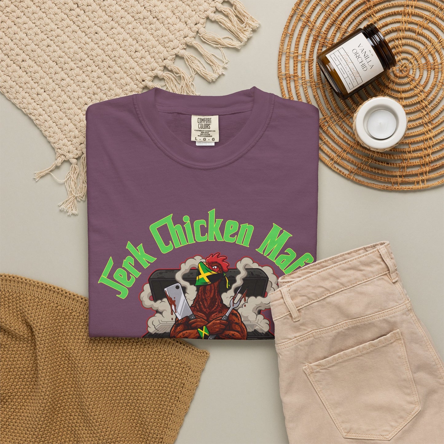 L.O.E.F Jerk Chicken Mafia Unisex Tee Shirt