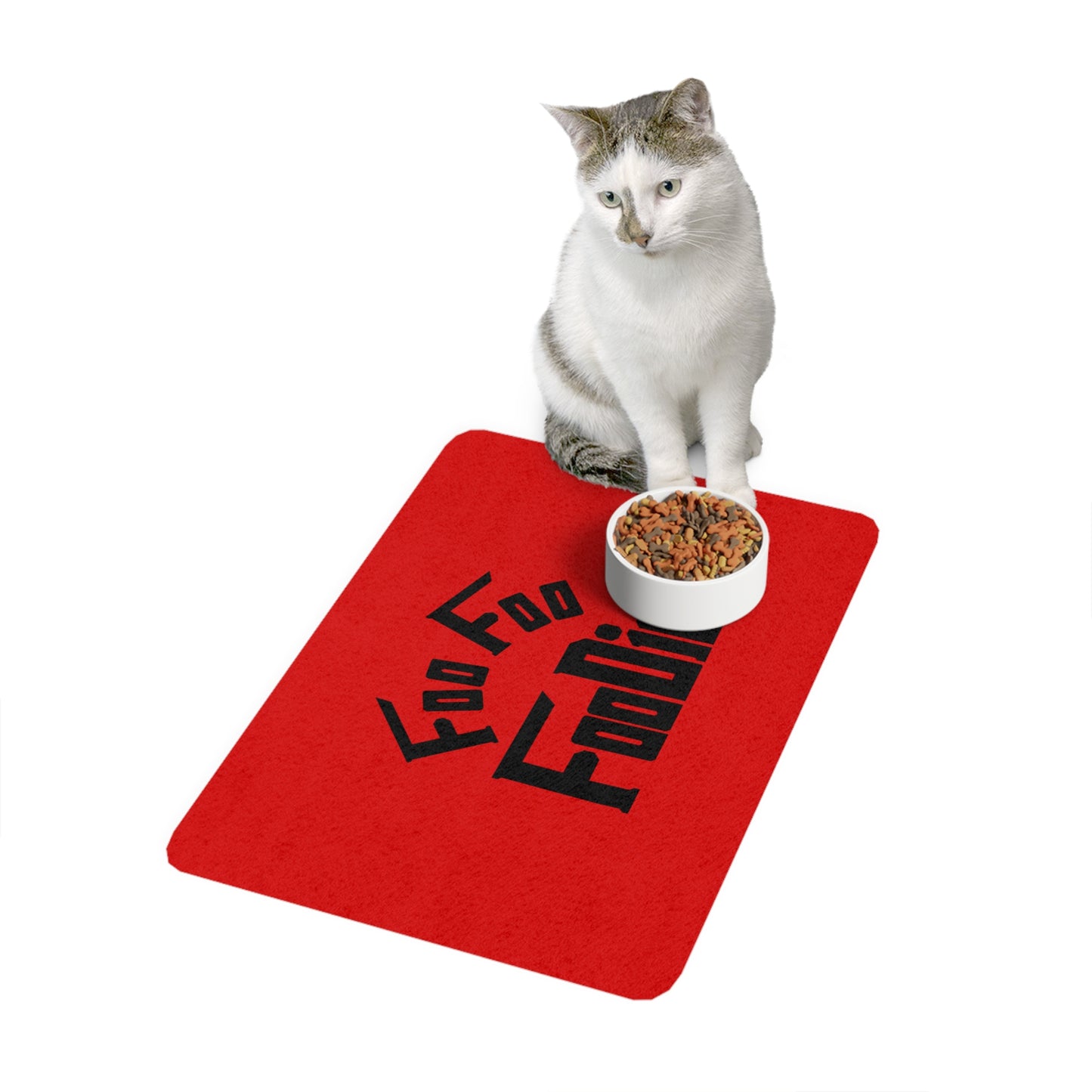 L.O.E.F Foo Foo Foodie Pet Food Mat