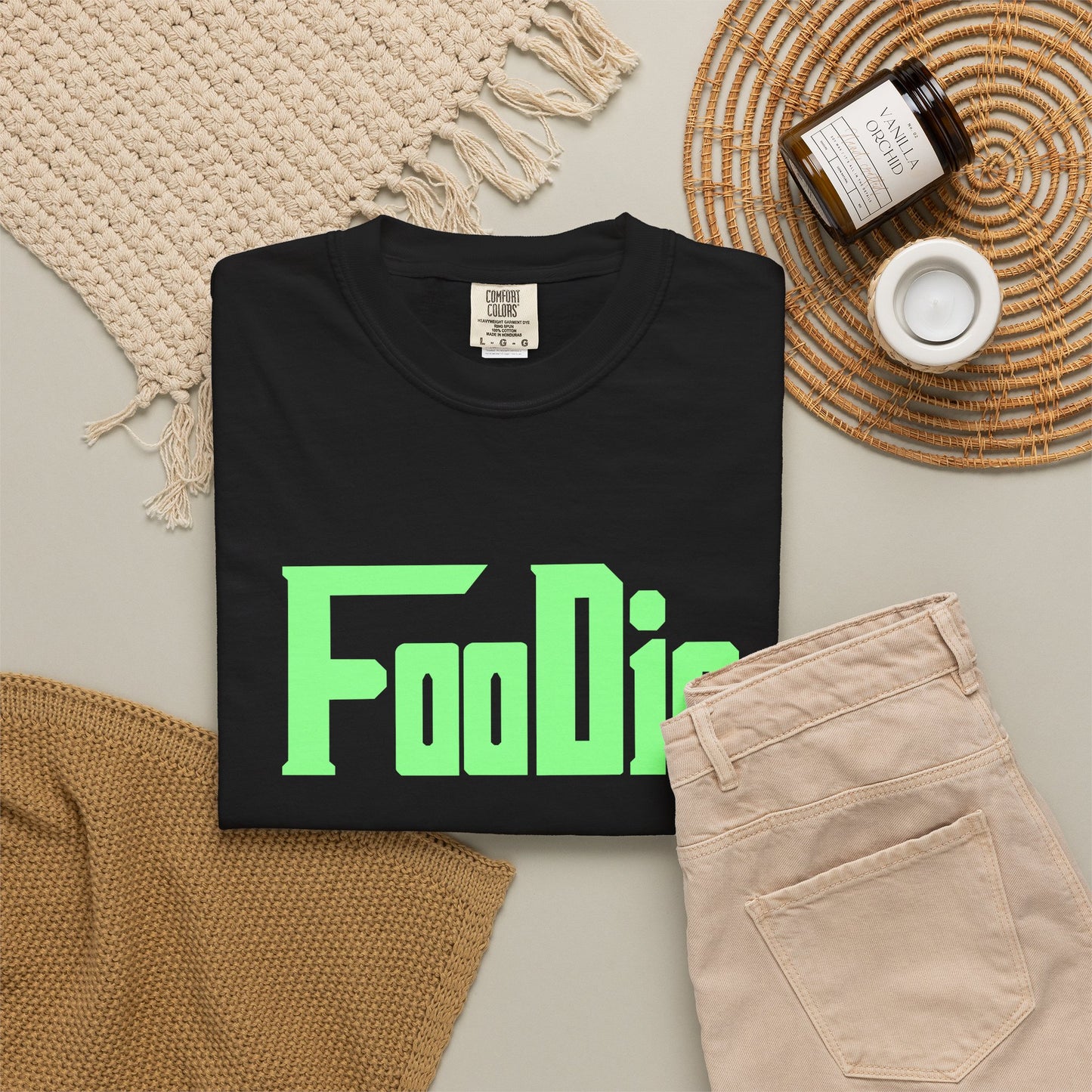 L.O.E.F Foodie Unisex Tee Shirt (Mint Green)