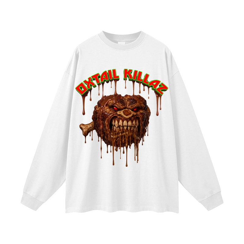 L.O.E.F. Life Oxtail Killaz Oversized Unisex Long Sleeve T-Shirt