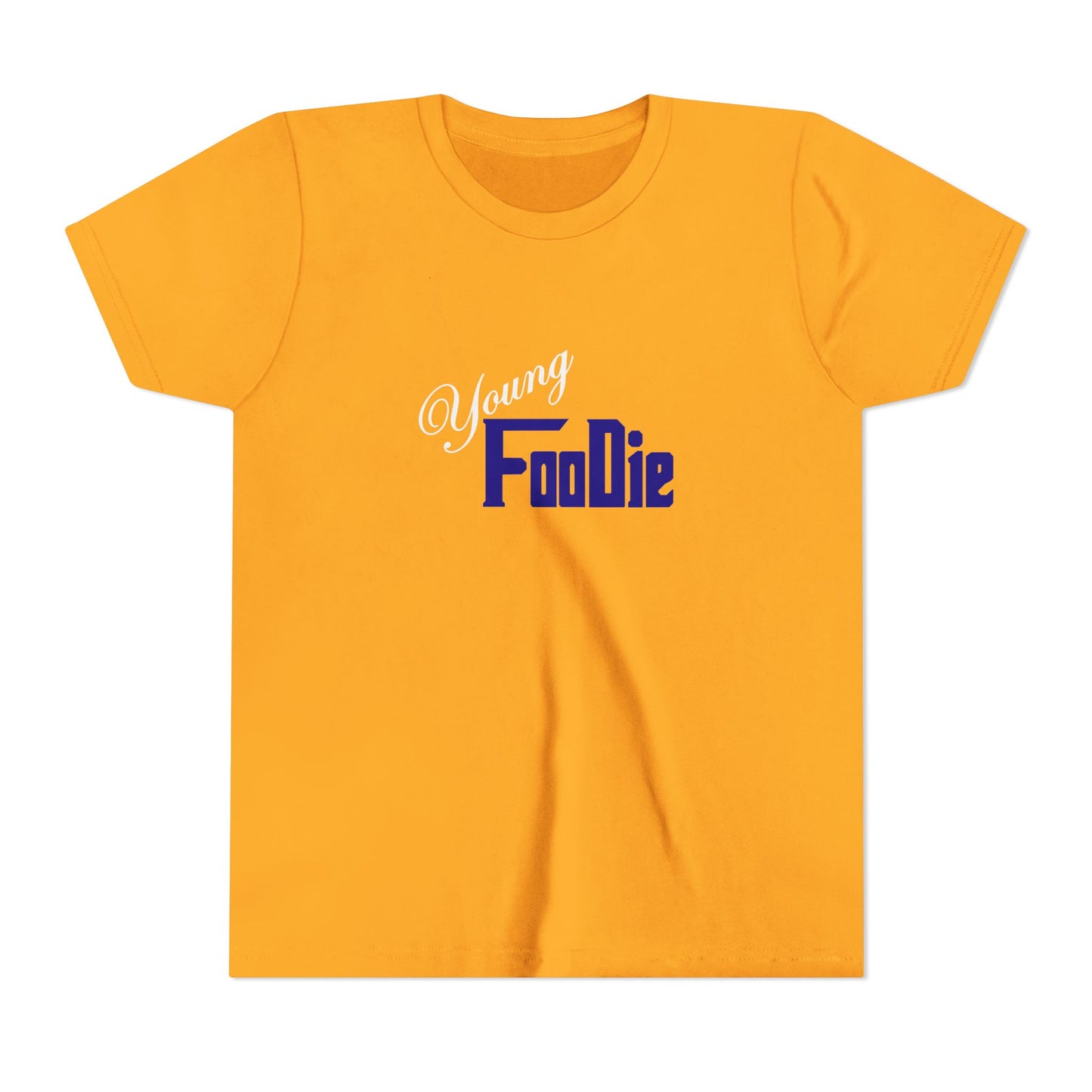 L.O.E.F White Young Foodie Kids Short Sleeve Tee (Dark Blue)