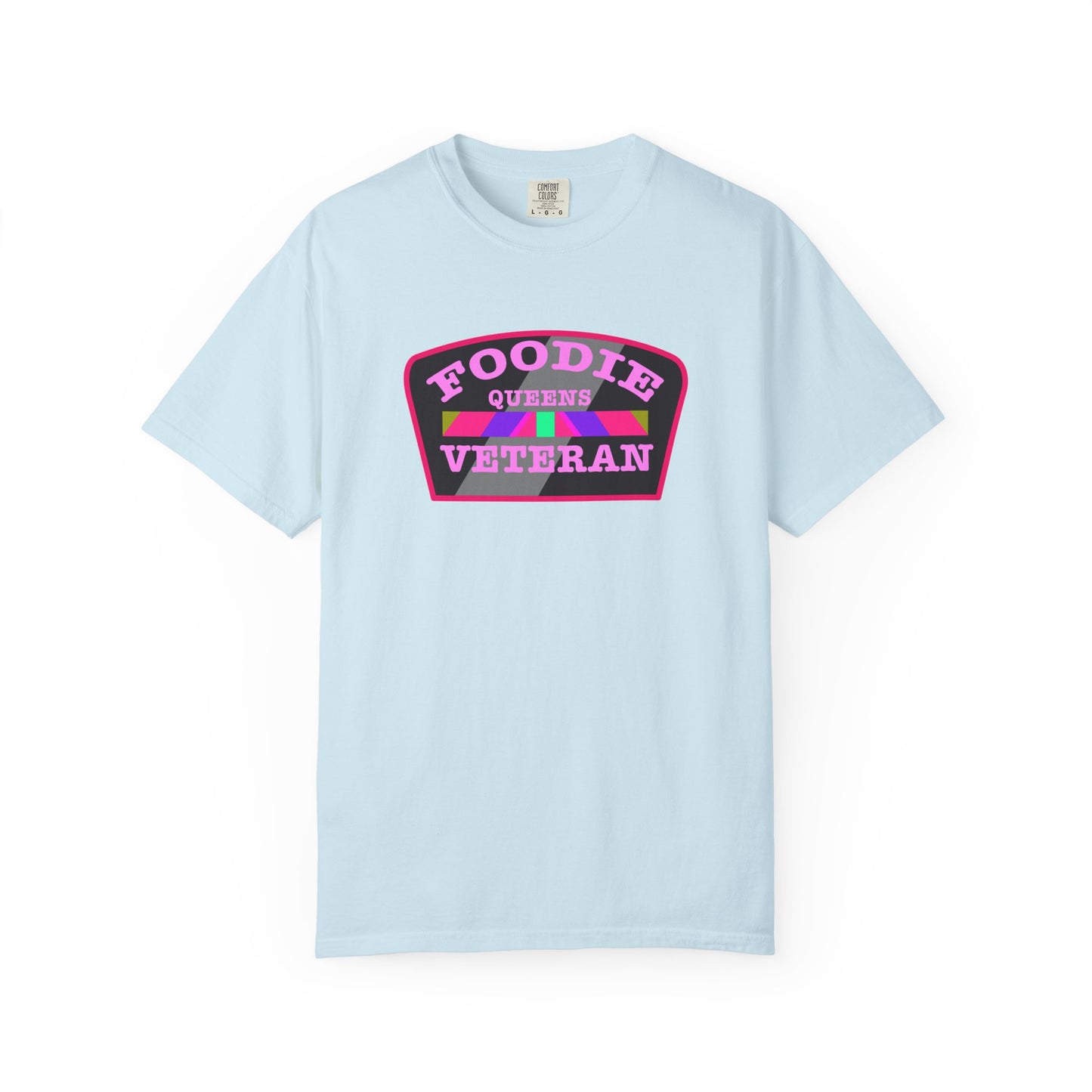 L.O.E.F Foodie Veteran QUEENS Unisex Tee Shirt (Pink)