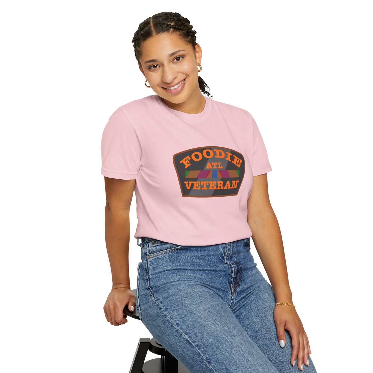 L.O.E.F Foodie Veteran ATL Unisex Tee Shirt (Orange)