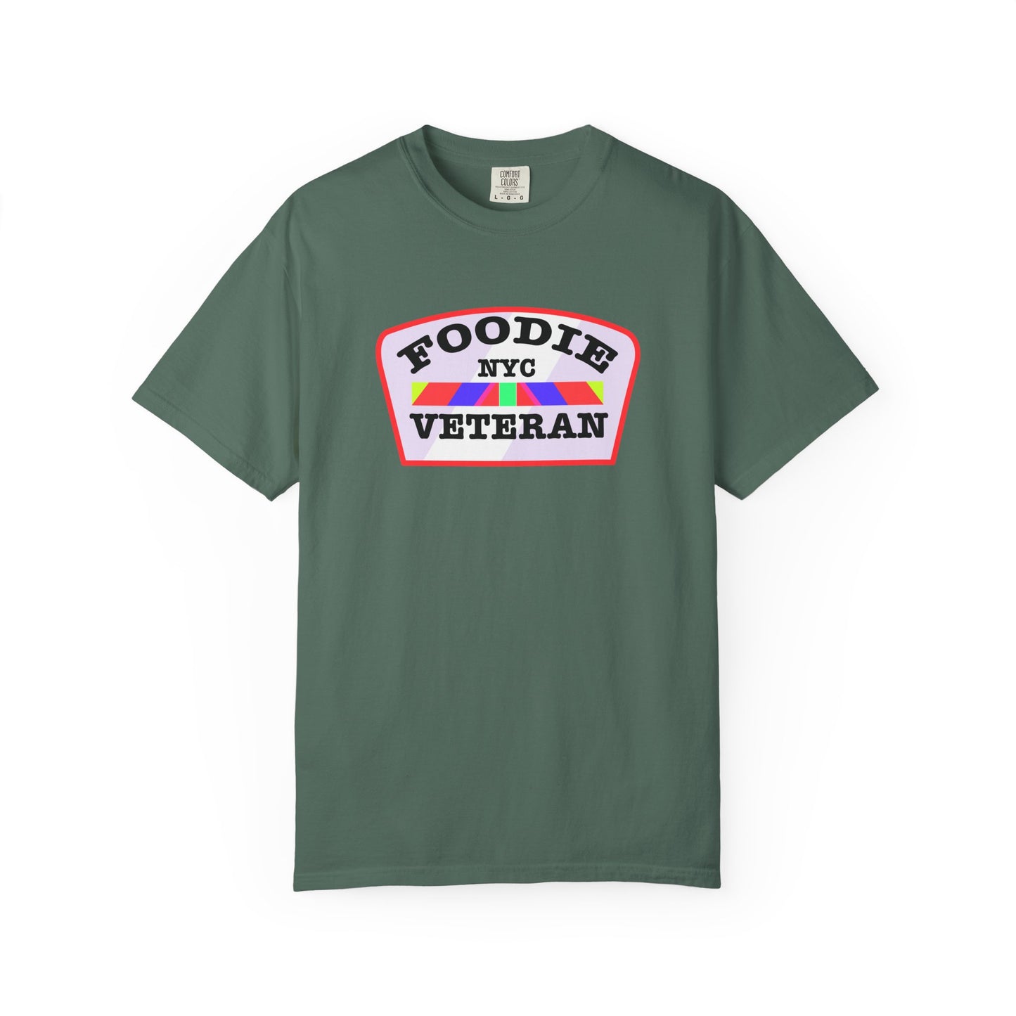 L.O.E.F Foodie Veteran NYC Unisex Tee Shirt (Soft Pink)