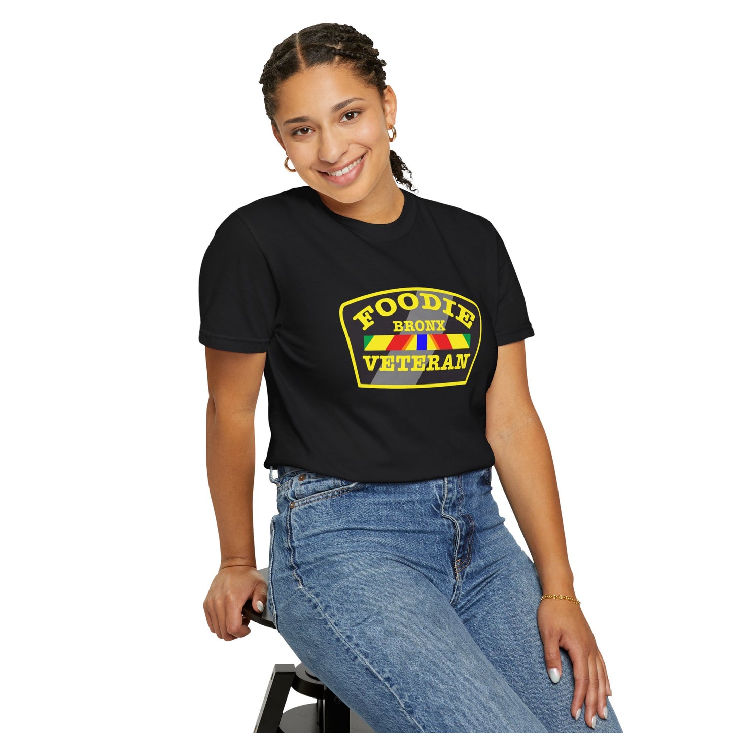 L.O.E.F Foodie Veteran Bronx Unisex Tee Shirt (Yellow)