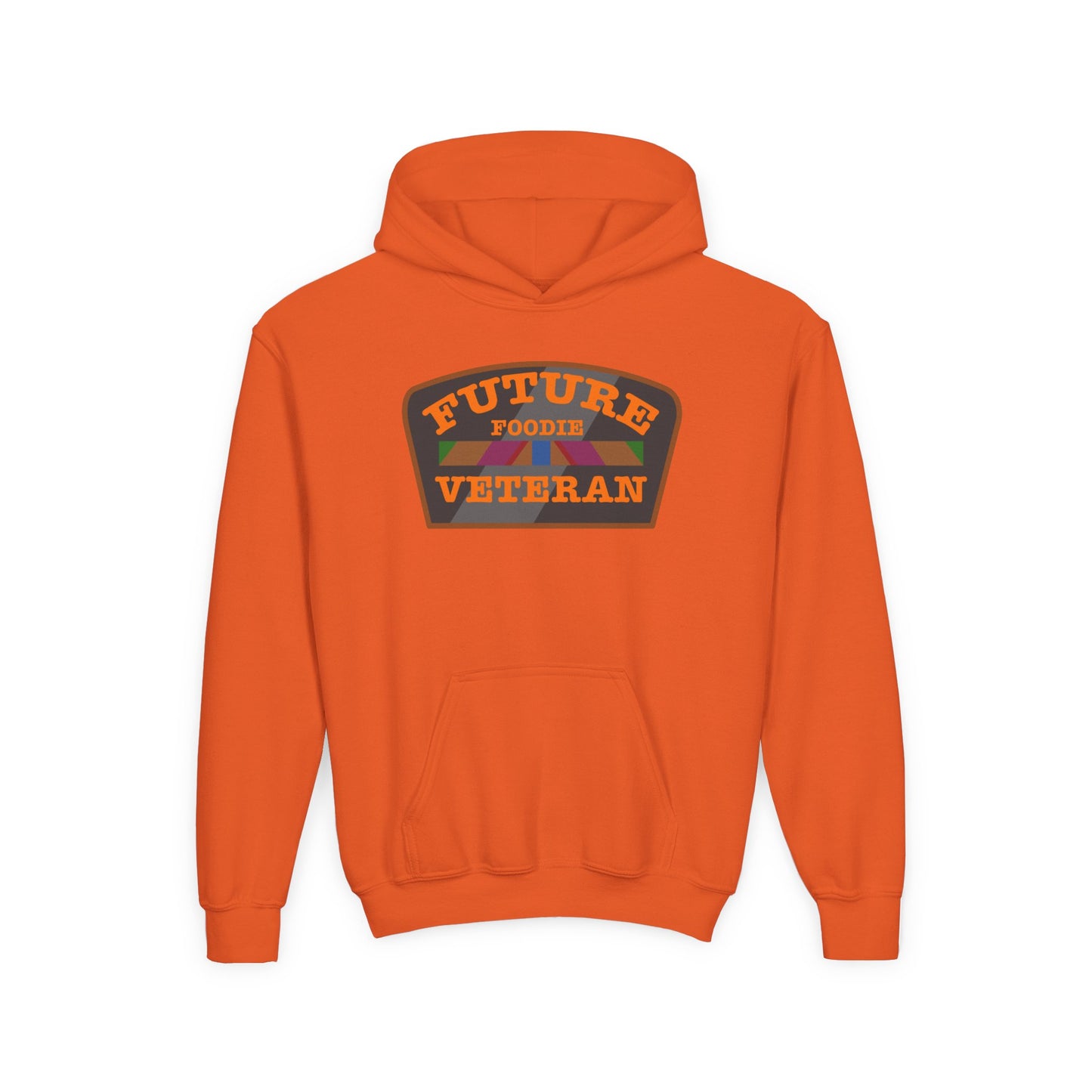 L.O.E.F Future Foodie Veteran Kids Hoodie (Orange)