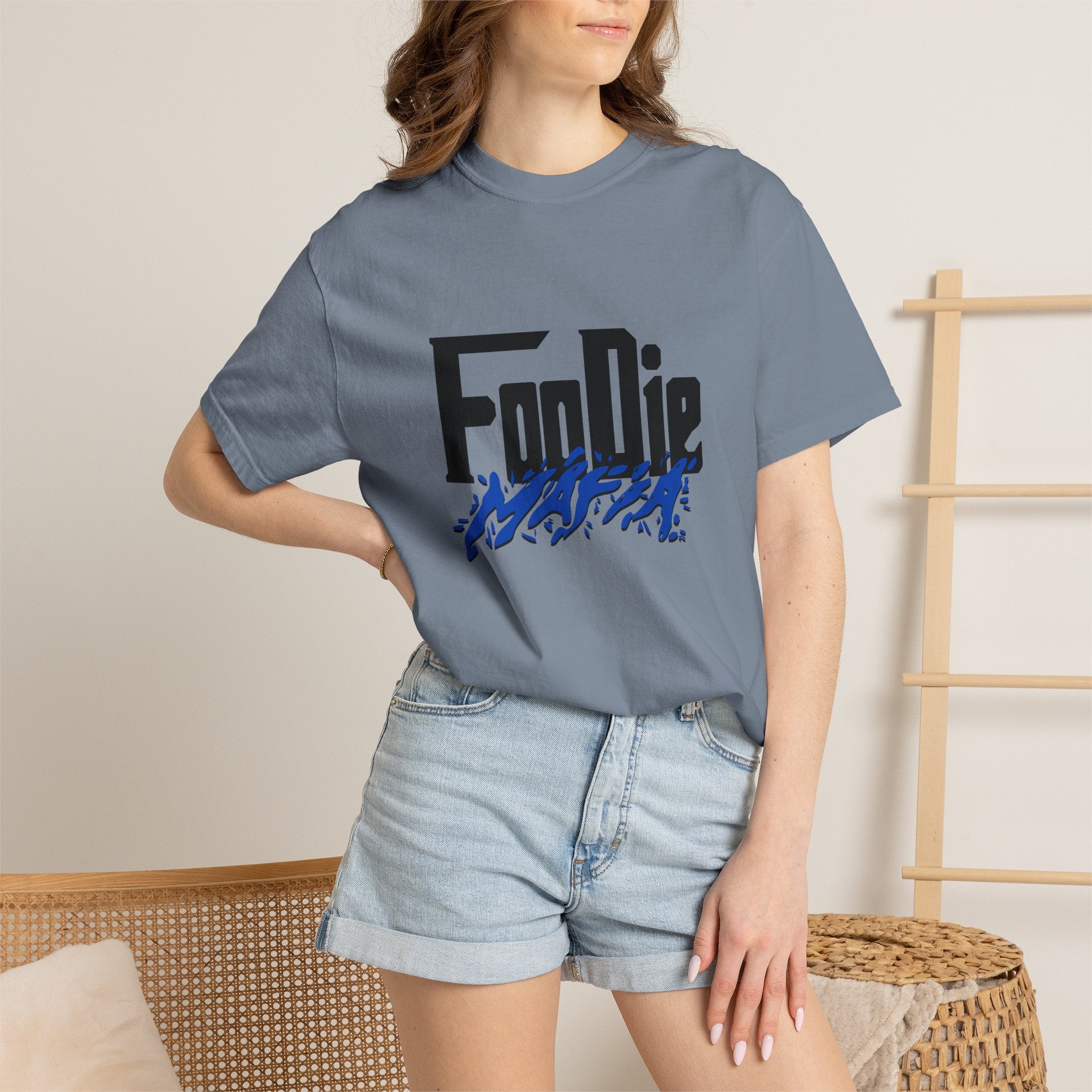 L.O.E.F Foodie Mafia Tee Shirt (Cobalt Blue)