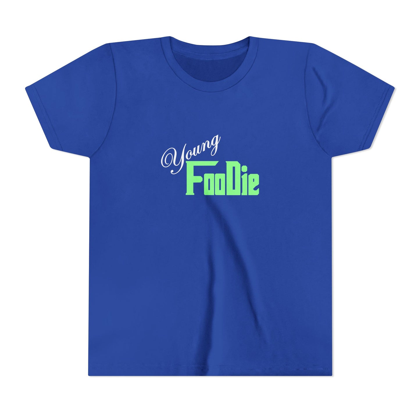 L.O.E.F White Young Foodie Youth Short Sleeve Tee (Mint Green)