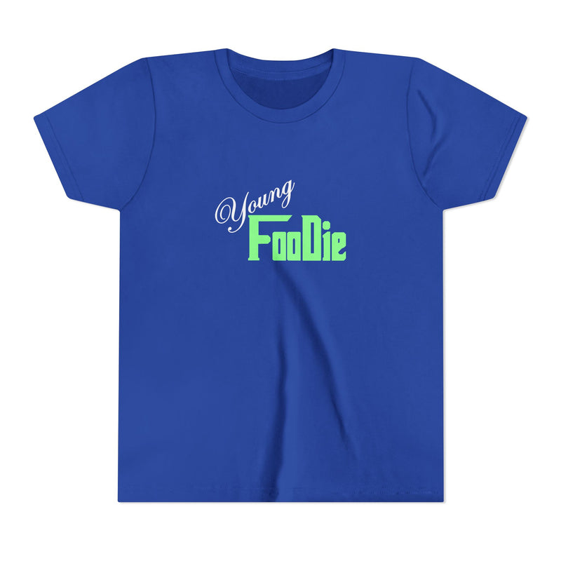 L.O.E.F White Young Foodie Youth Short Sleeve Tee (Mint Green)