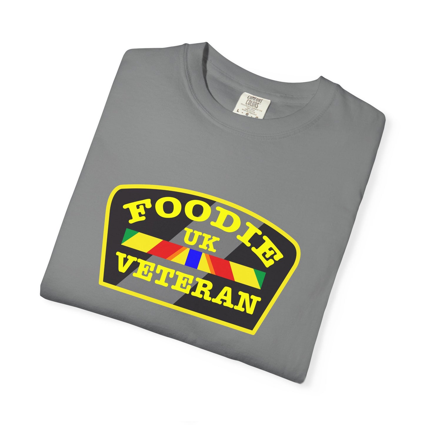 L.O.E.F Foodie Veteran UK Unisex Tee Shirt (Yellow)