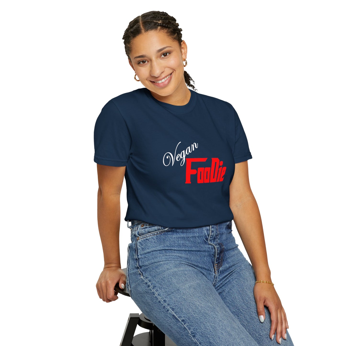 L.O.E.F Unisex Vegan Foodie Tee Shirt (Fiery Red)