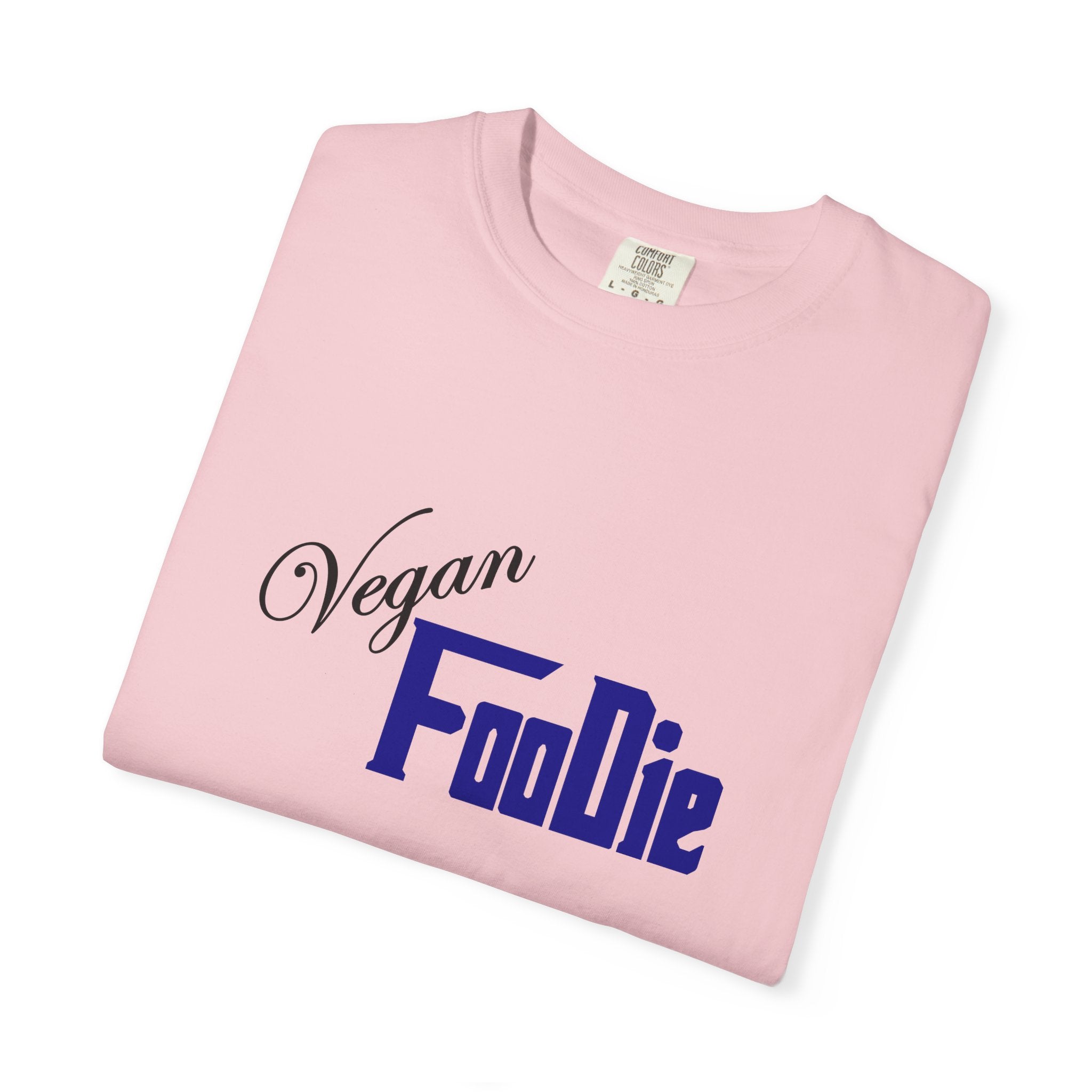 L.O.E.F Unisex Vegan Foodie Tee Shirt (Dark Blue)