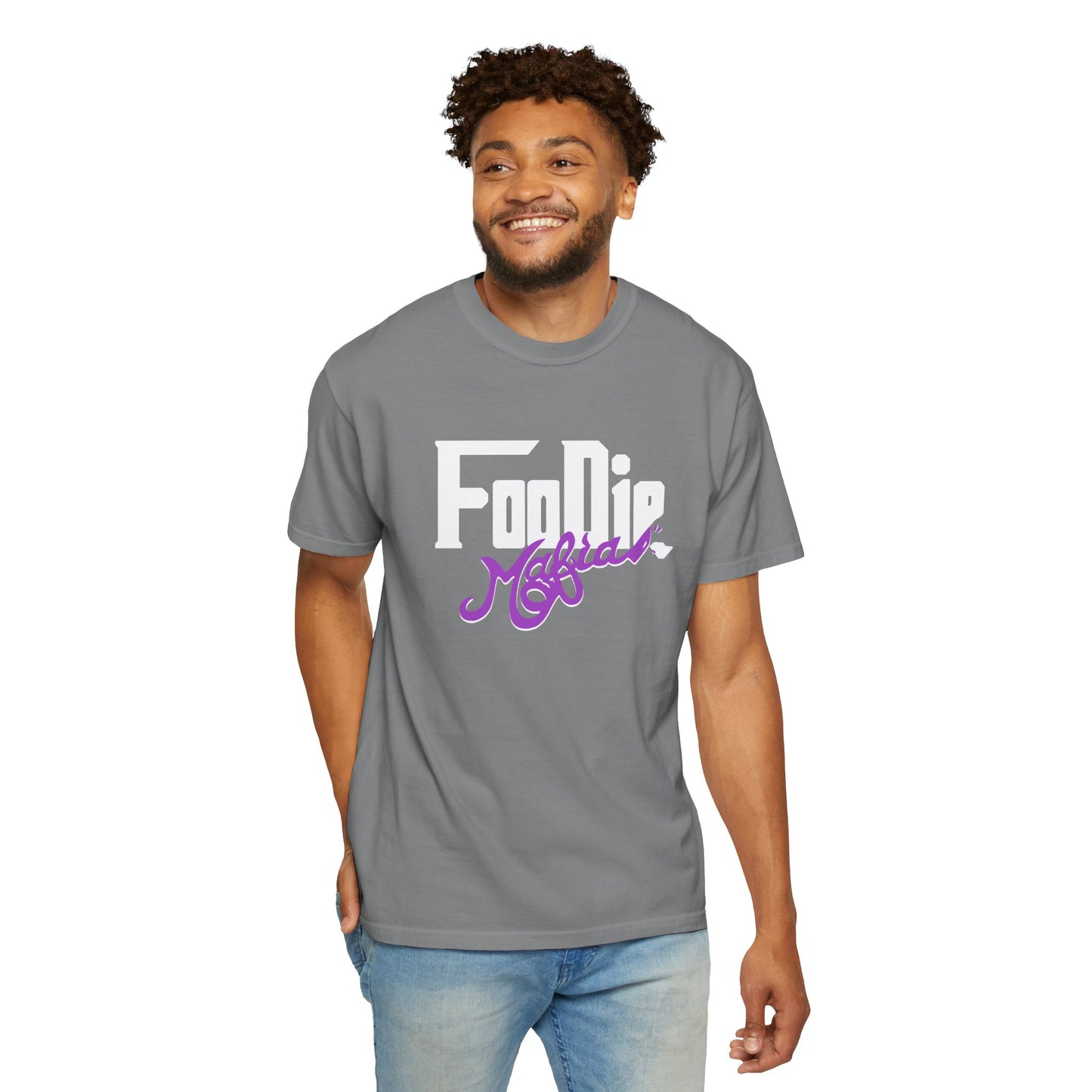 L.O.E.F Foodie Mafia Unisex Tee Shirt  (Purple)
