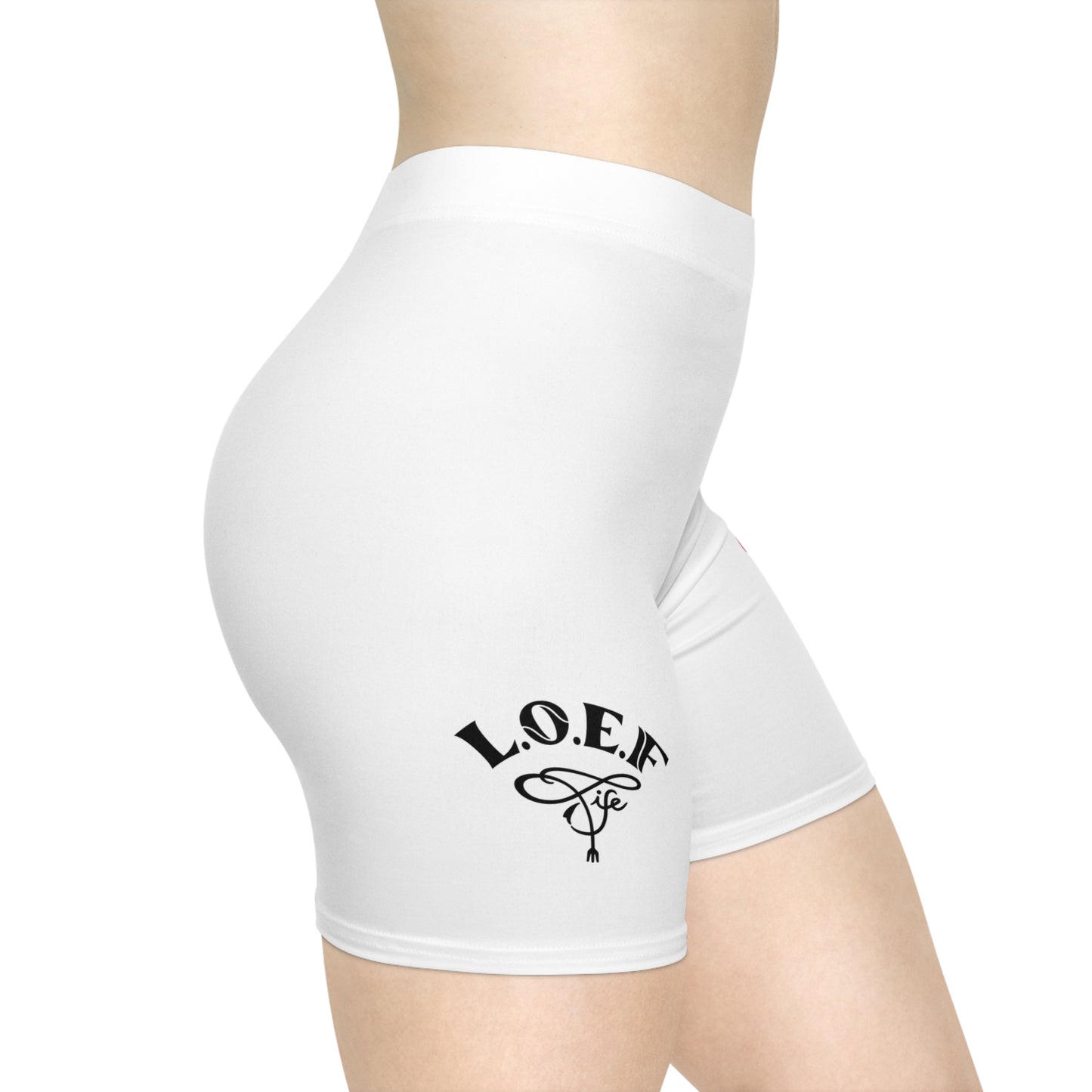 L.O.E.F Oxtail Mafia Women Biker Shorts