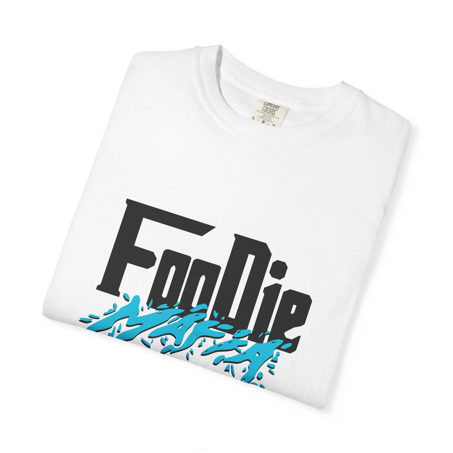 L.O.E.F Foodie Mafia Unisex Tee Shirt (Aqua Blue)