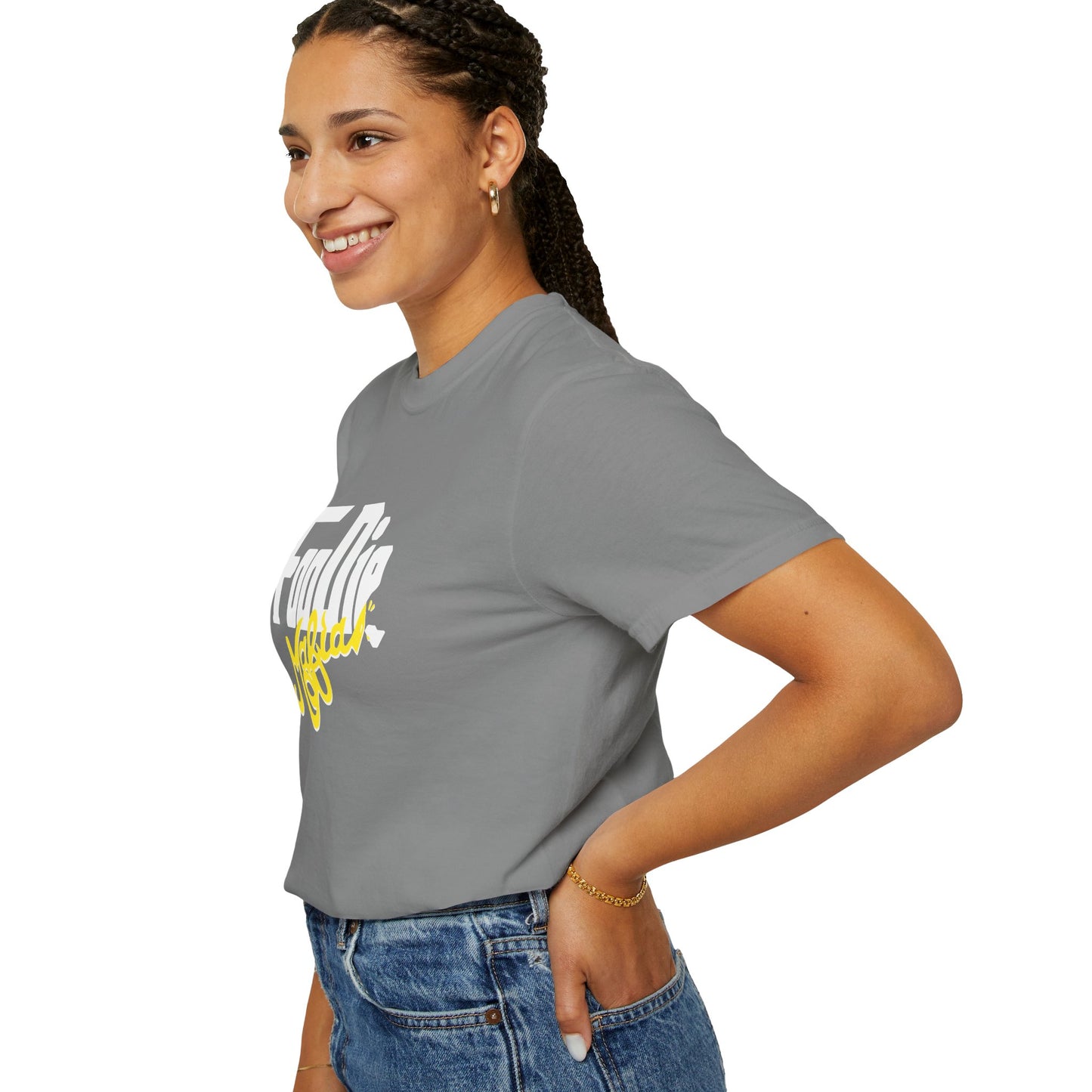 L.O.E.F Foodie Mafia Unisex Tee Shirt  (Yellow)