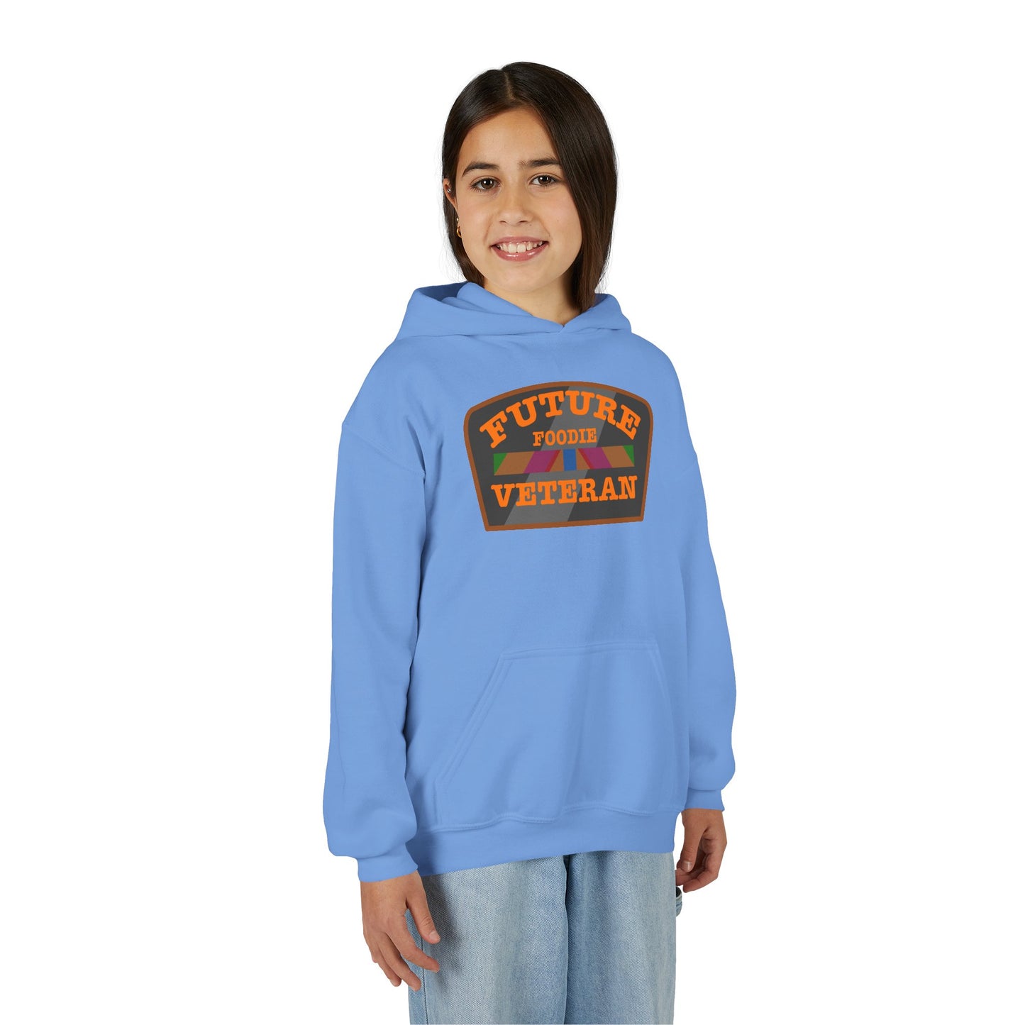 L.O.E.F Future Foodie Veteran Kids Hoodie (Orange)