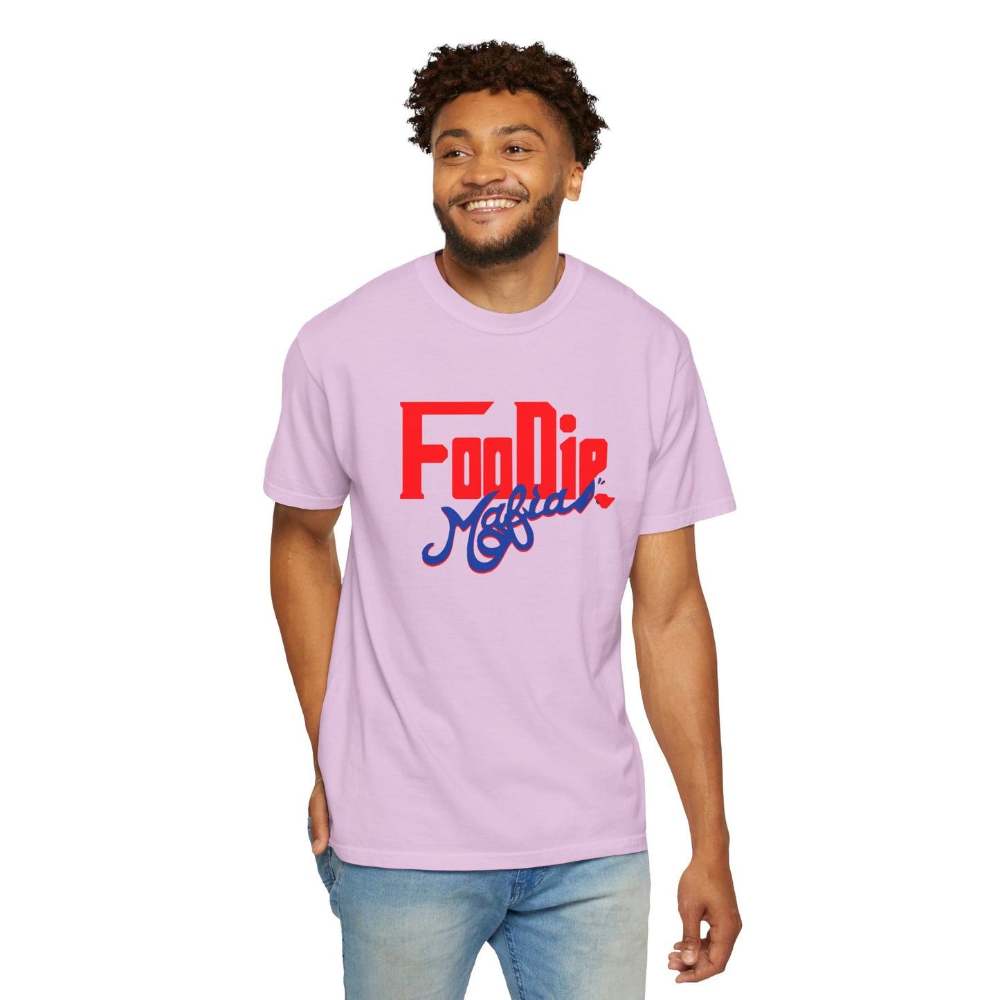 L.O.E.F Red Foodie Mafia Unisex Tee shirt (Cobalt Blue)