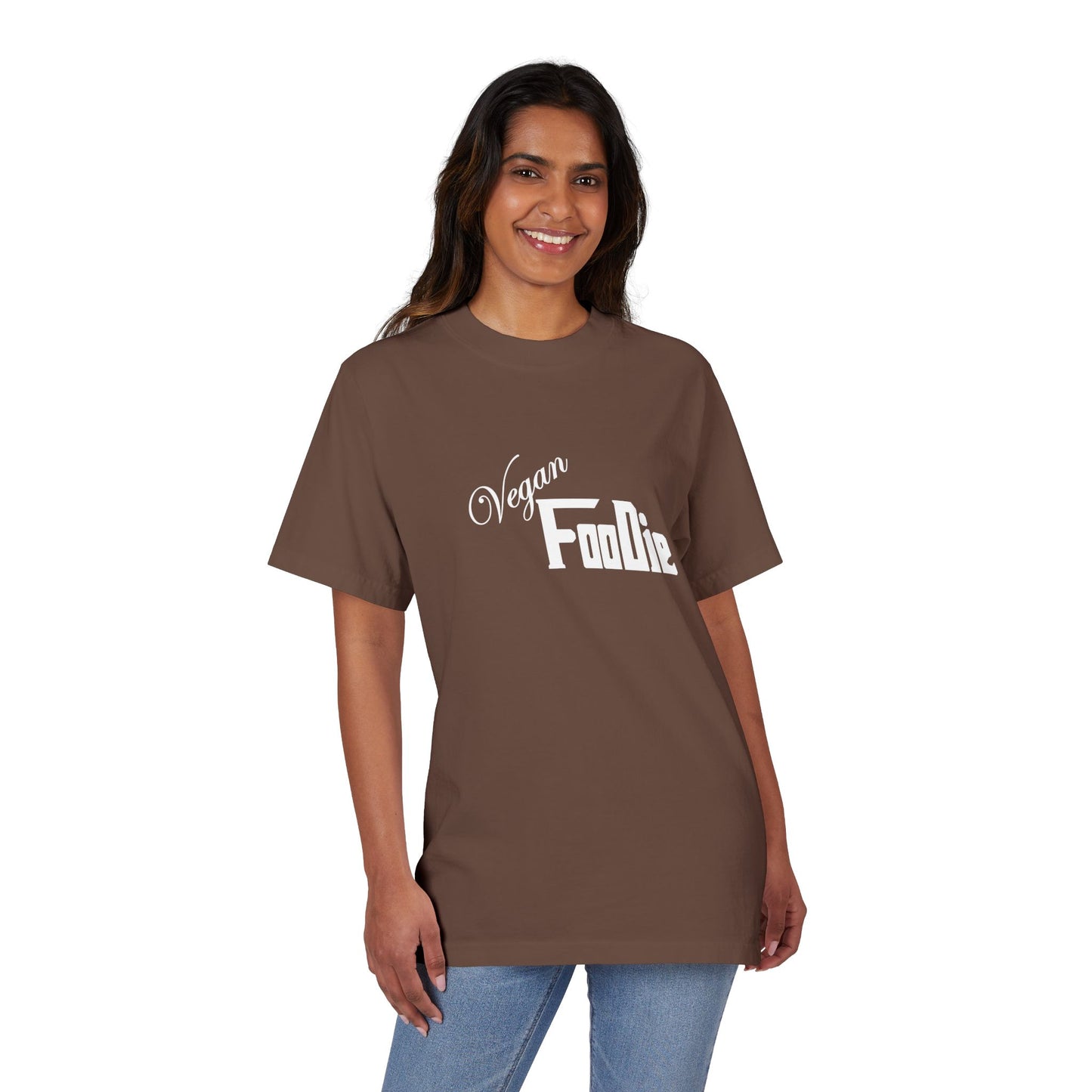 L.O.E.F Unisex Vegan Foodie Tee Shirt (White)