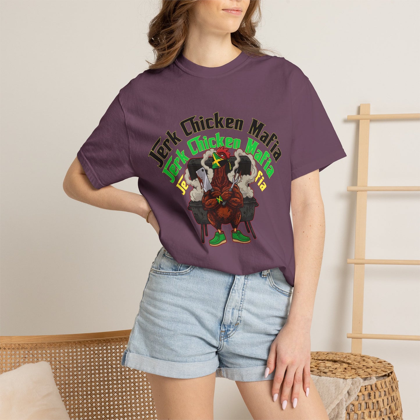 L.O.E.F Jerk Chicken Mafia Unisex Tee Shirt
