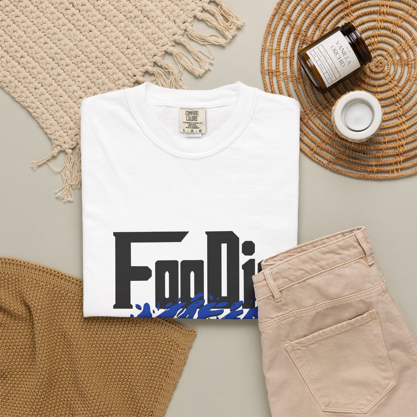 L.O.E.F Foodie Mafia Tee Shirt (Cobalt Blue)