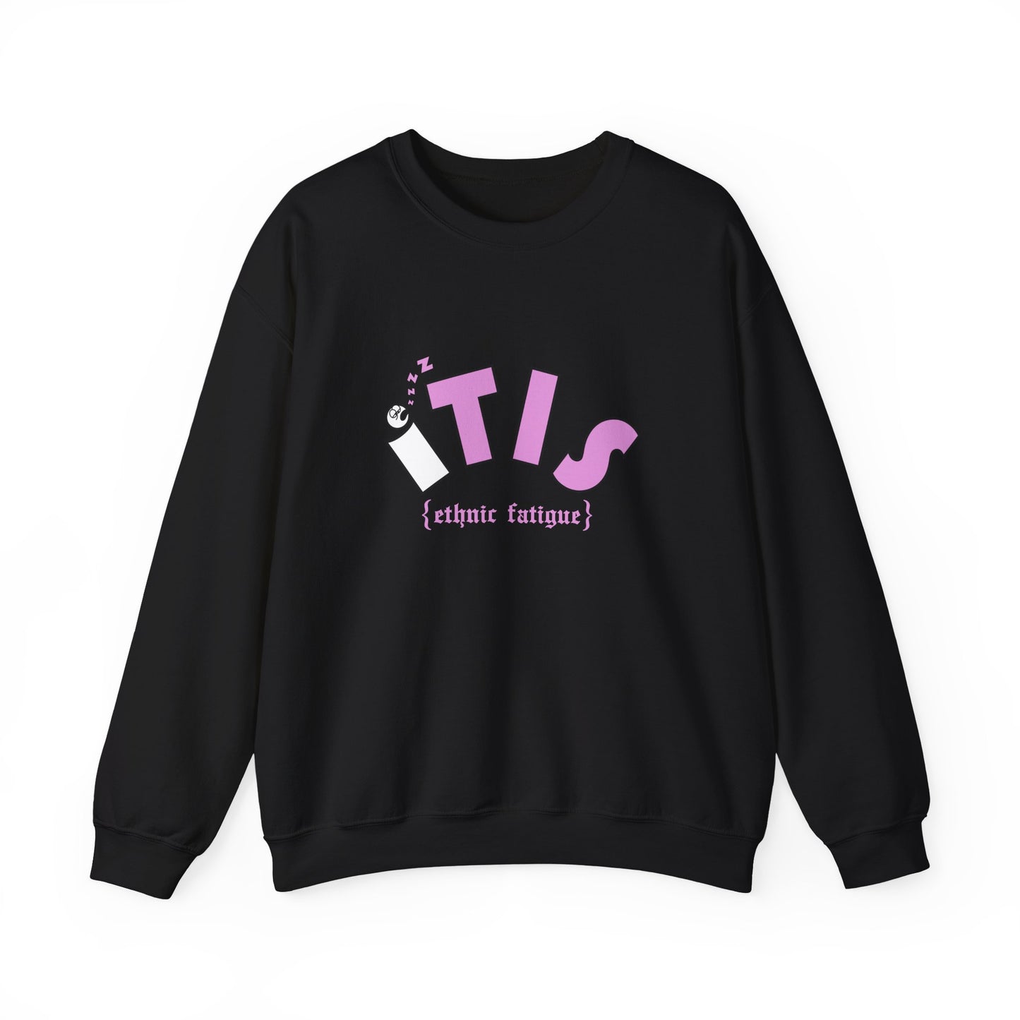 L.O.E.F ITIS Unisex Sweatshirt (White and Pink)