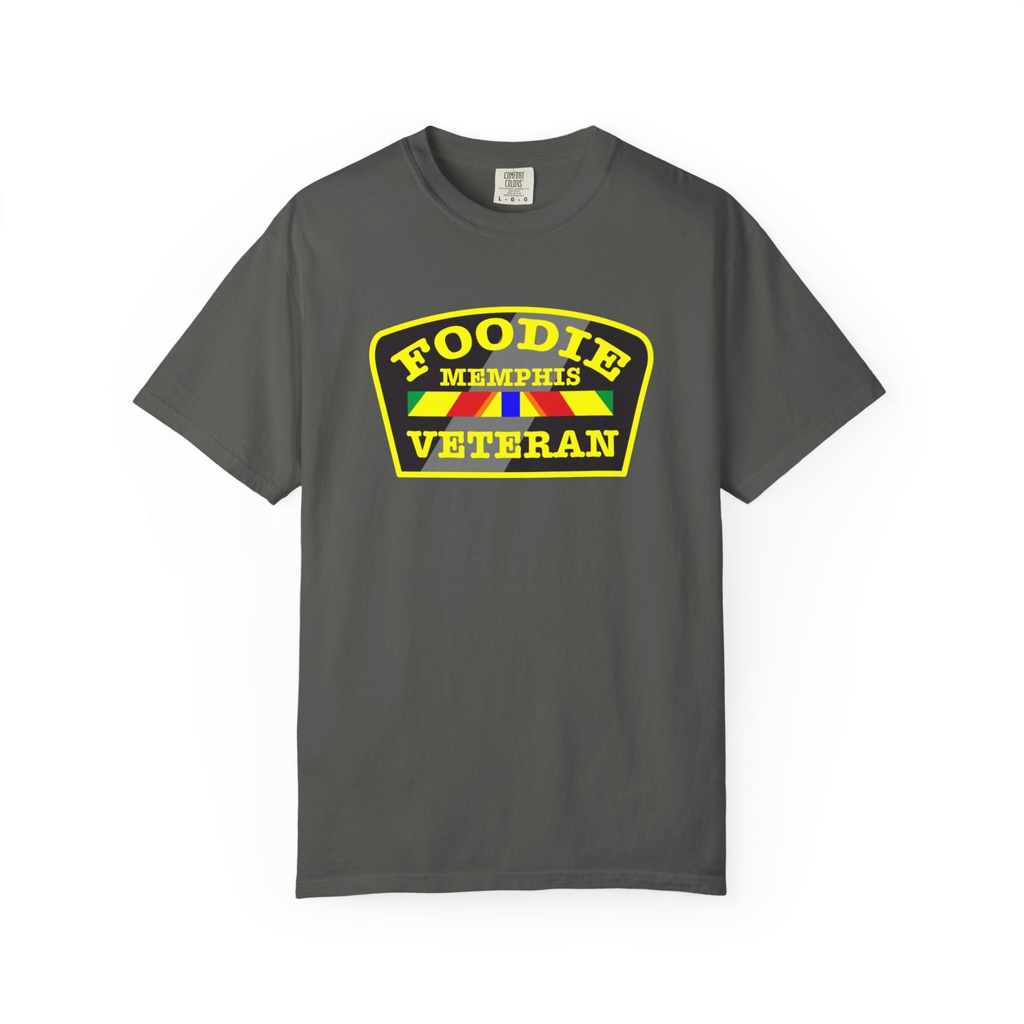L.O.E.F Foodie Veteran MEMPHIS Unisex Tee Shirt (Yellow)