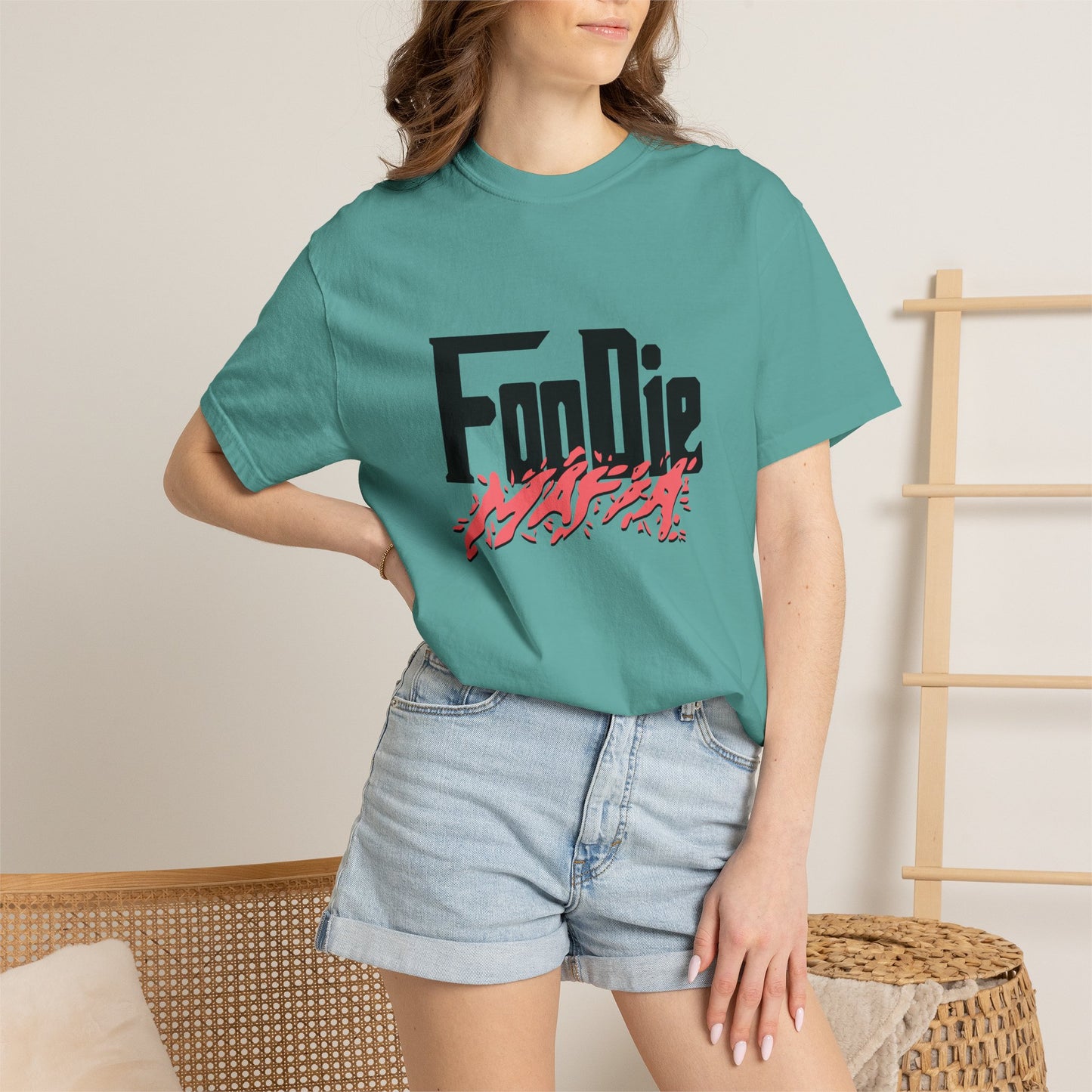 L.O.E.F Foodie Mafia Tee Shirt (Rust)