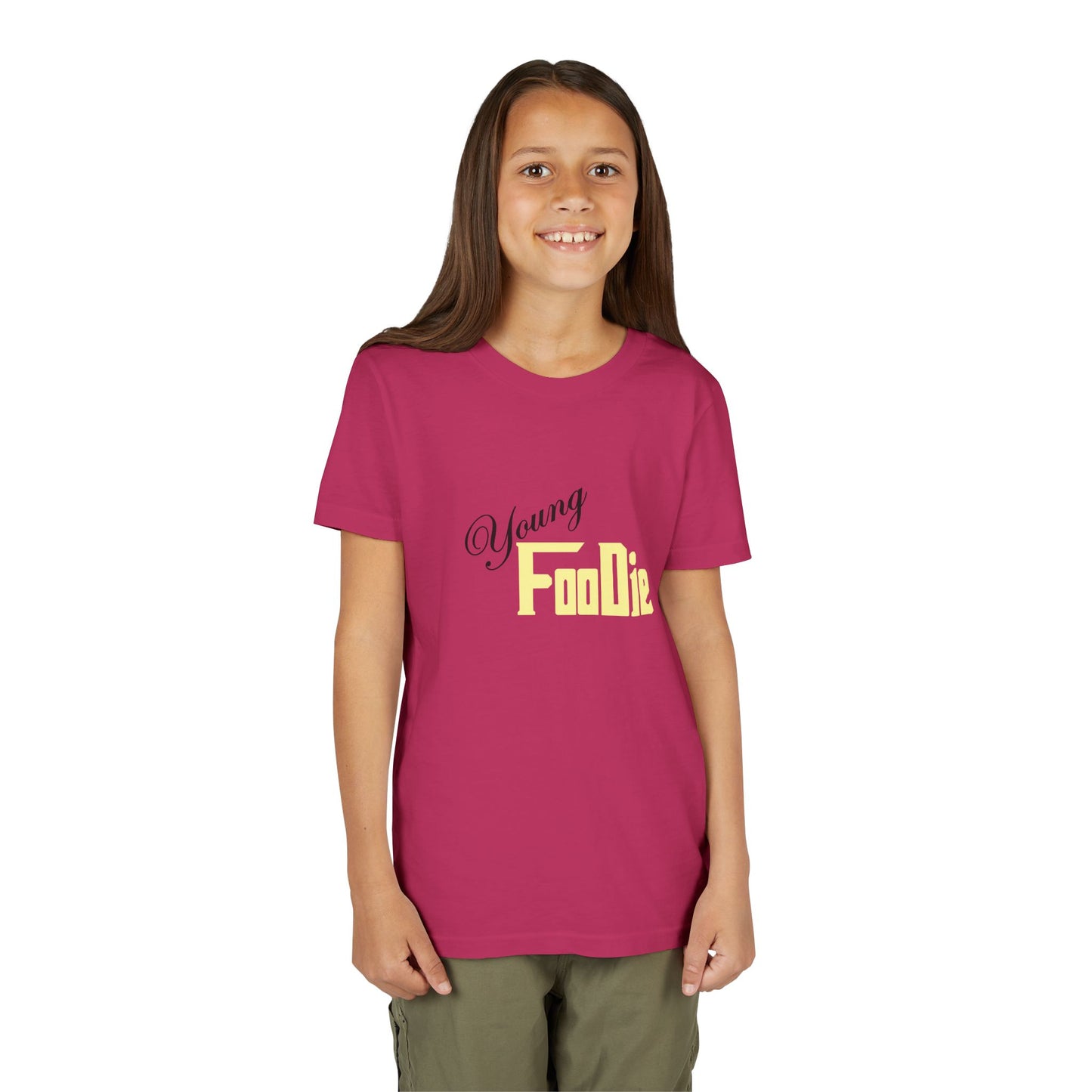L.O.E.F White Young Foodie Kids Short Sleeve Tee