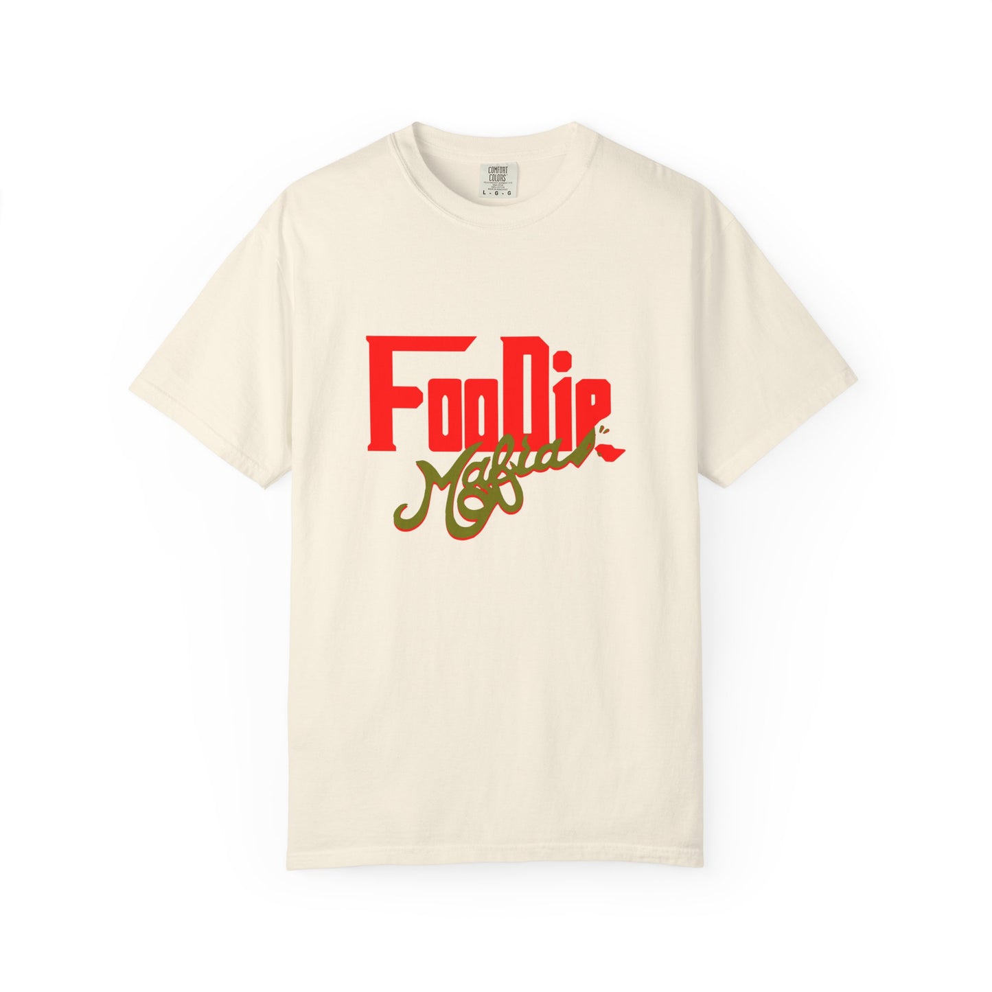 L.O.E.F Red Foodie Mafia Unisex Tee Shirt (Olive)