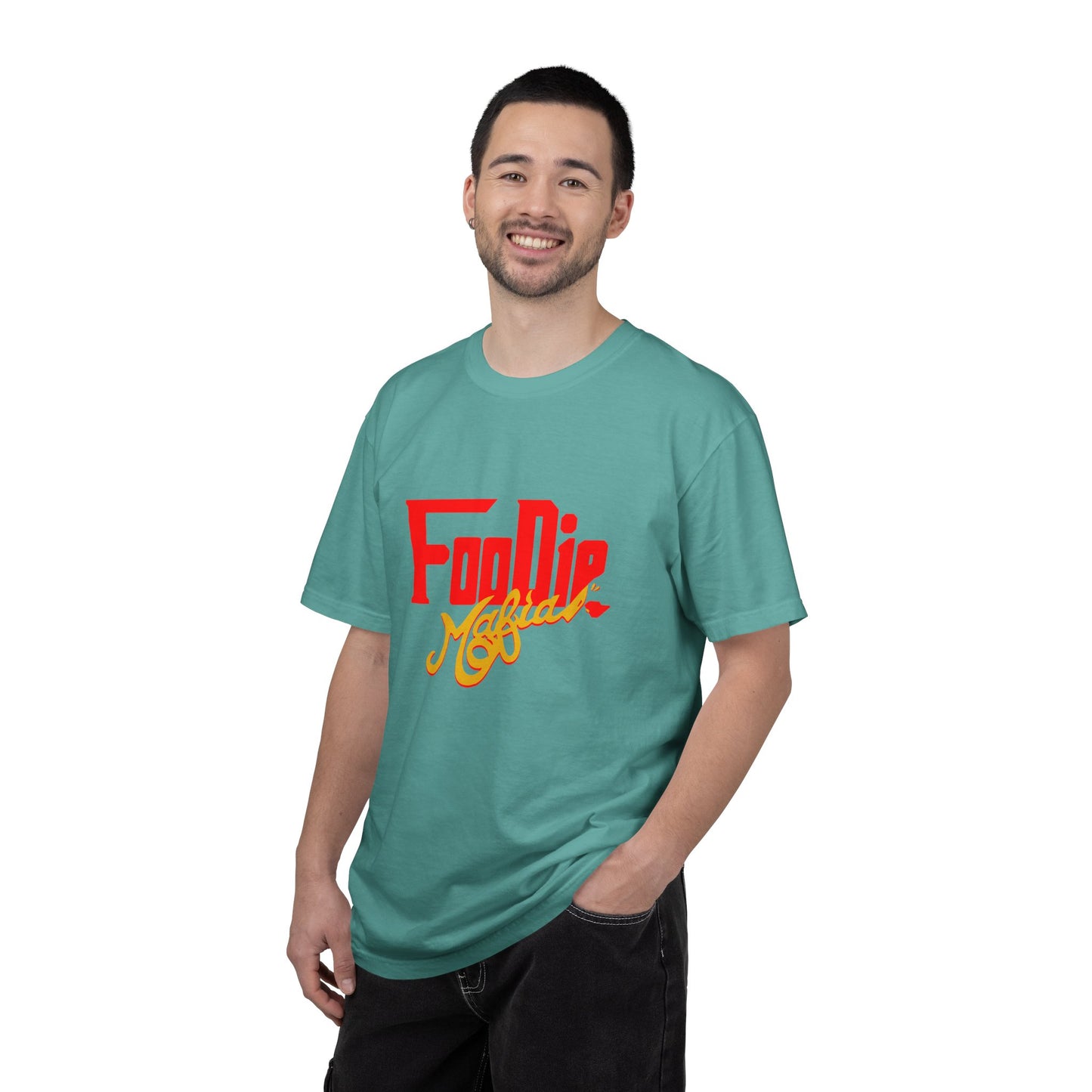L.O.E.F Red Foodie Mafia Unisex Tee Shirt (Gold)