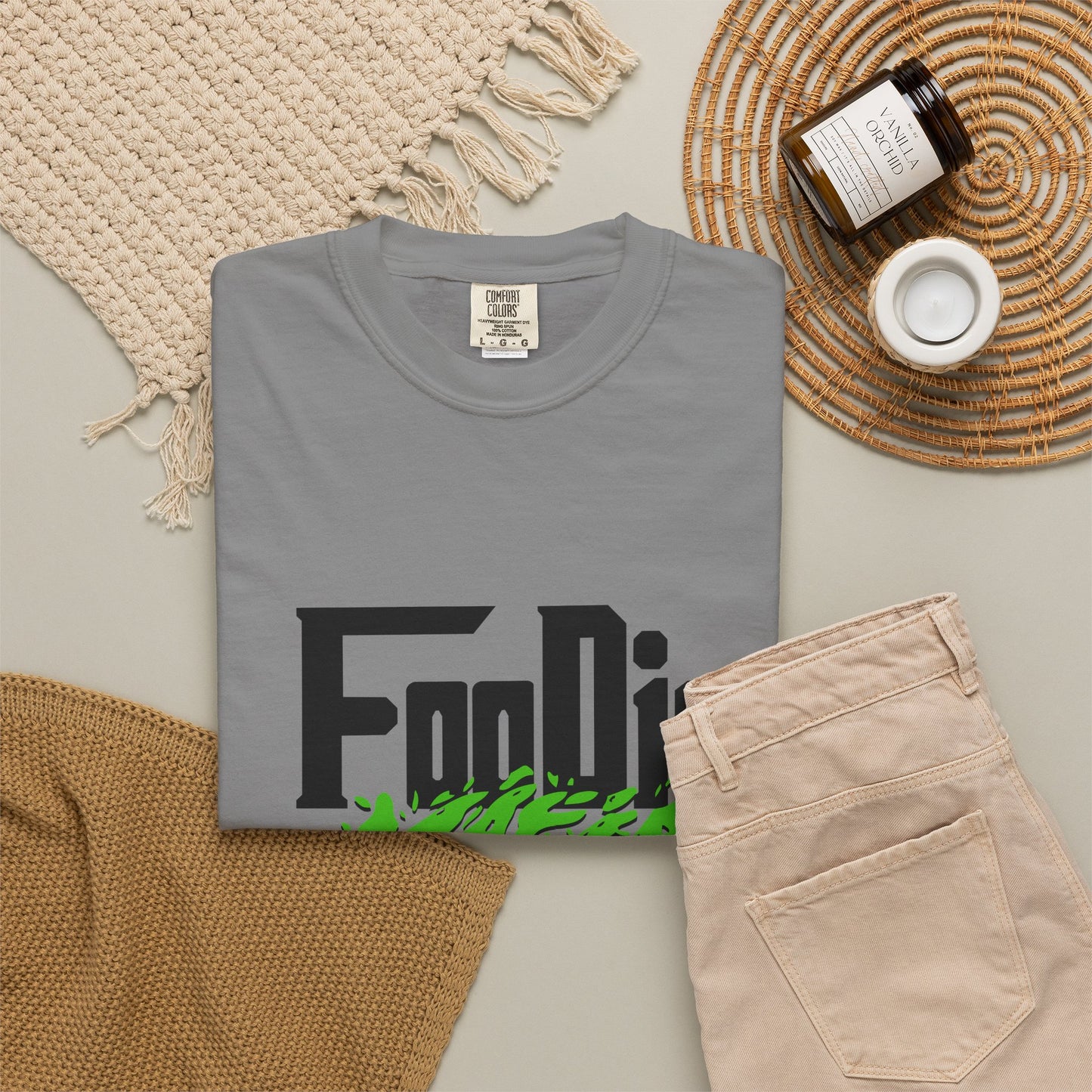 L.O.E.F Foodie Mafia Tee Shirt (Kelly Green)