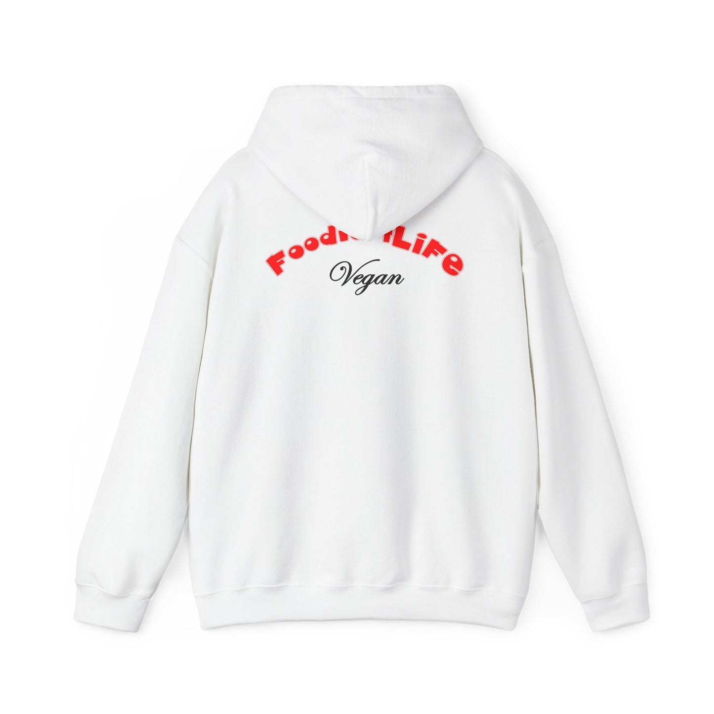 L.O.E.F Foodie 4Life Vegan Hoodie (Fiery Red)