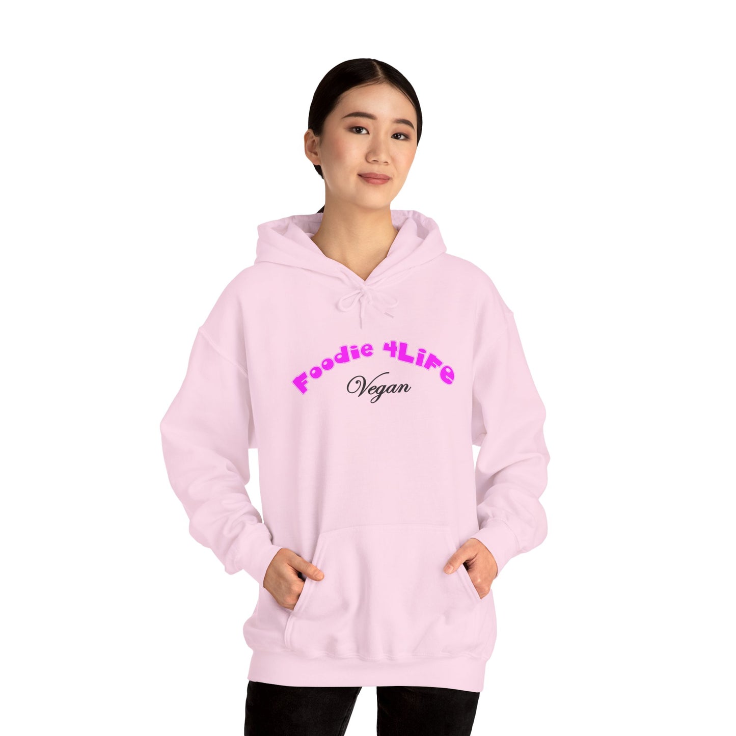L.O.E.F Foodie 4Life Vegan Hoodie (Fuchsia)