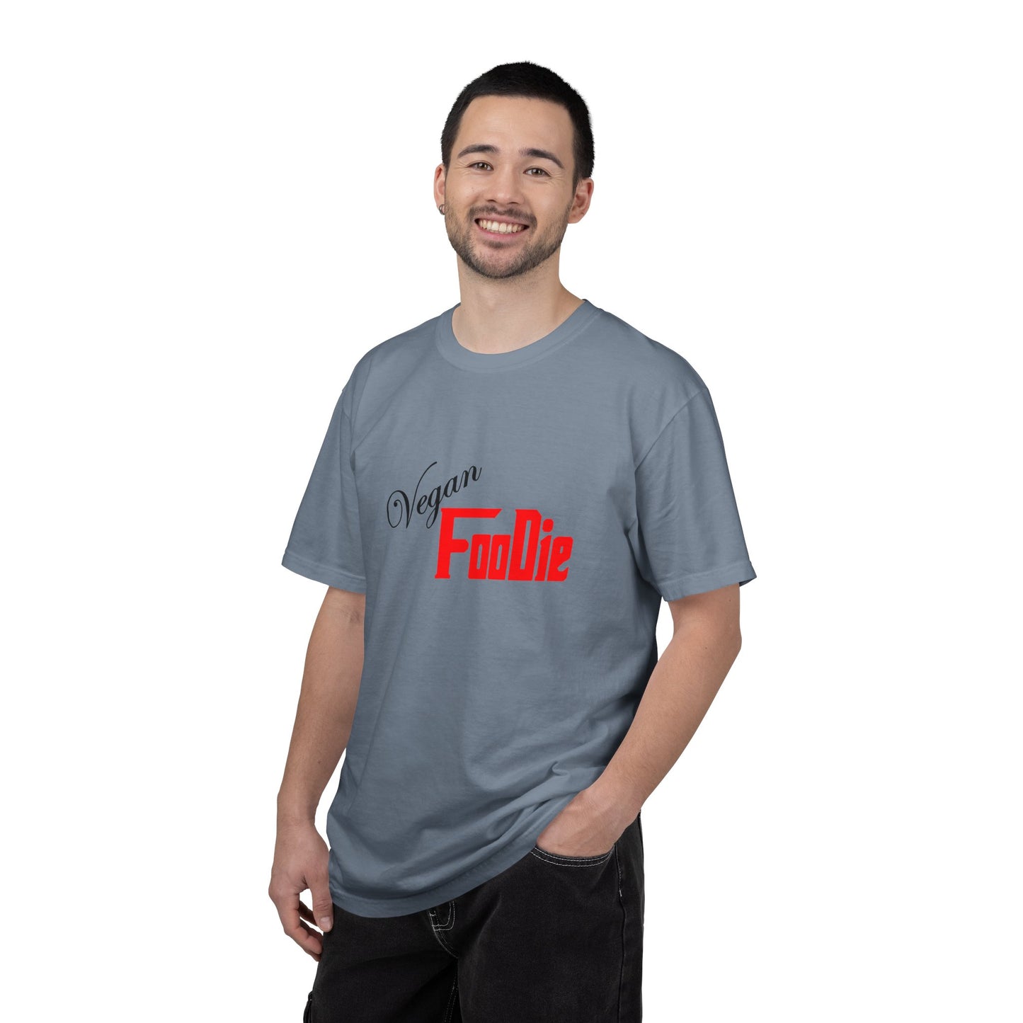 L.O.E.F Unisex Vegan Foodie Tee Shirt (Fiery Red)
