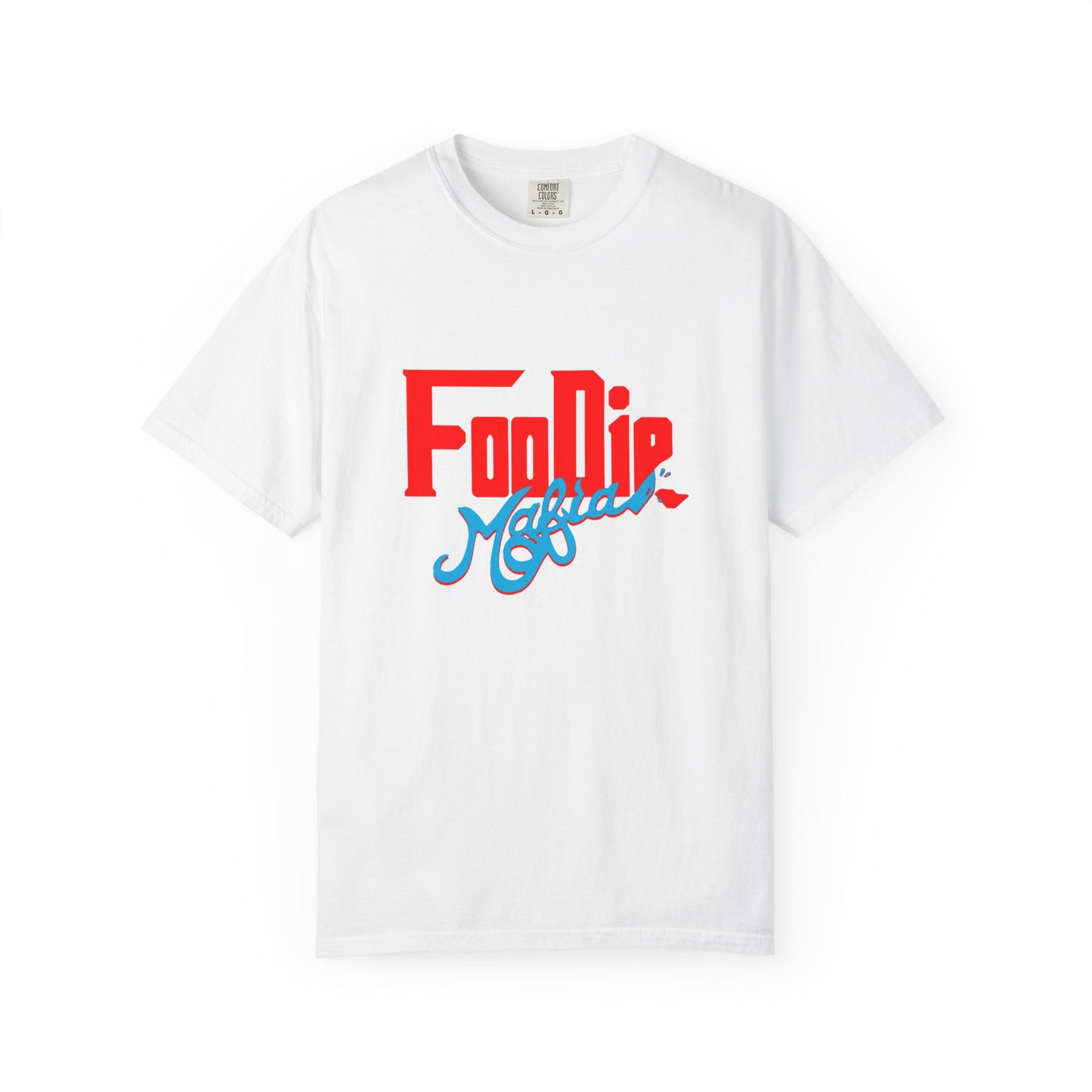 L.O.E.F Red Foodie Mafia Unisex Tee Shirt (Sky Blue)