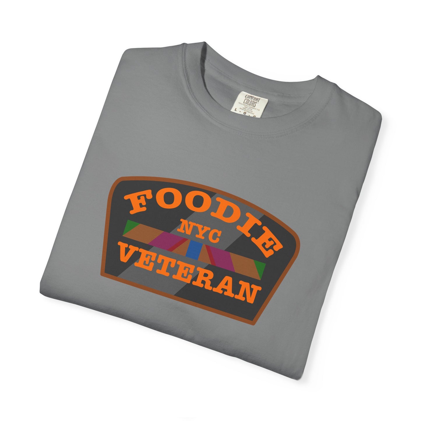 L.O.E.F Foodie Veteran NYC Unisex Tee Shirt (Orange)