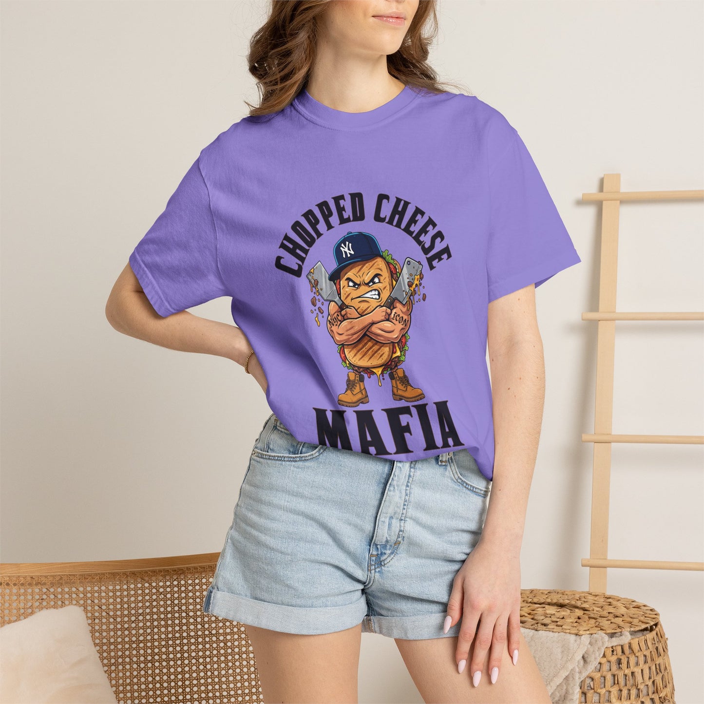 L.O.E.F Chopped Cheese Mafia Unisex Tee Shirt