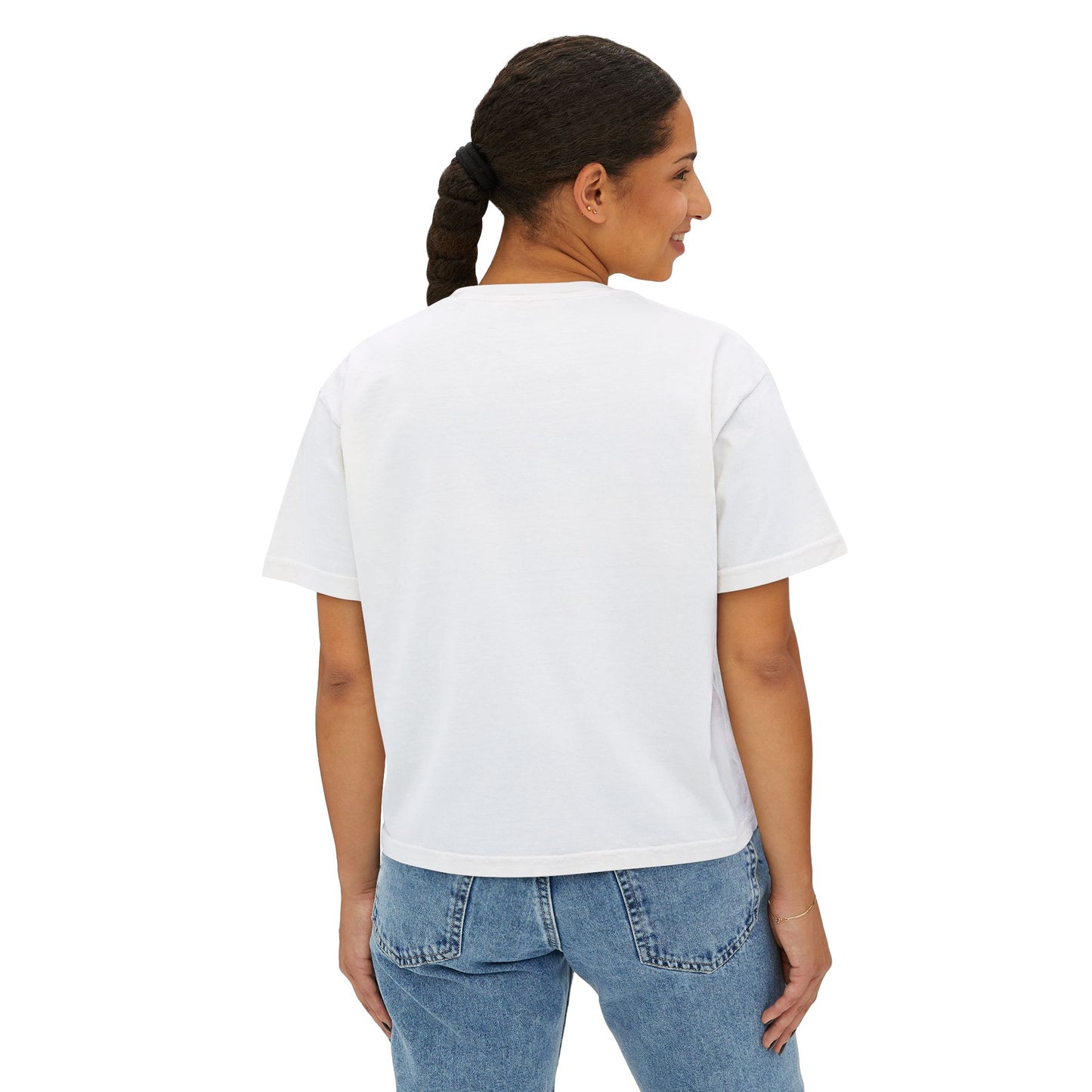 L.O.E.F ITIS Women Boxy Tee (Purple)